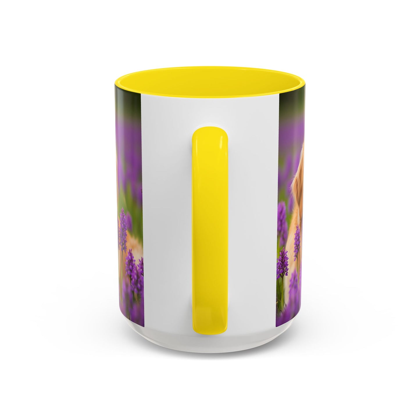 Golden Retriever Accent Coffee Mug - Perfect Gift for Dog Lovers