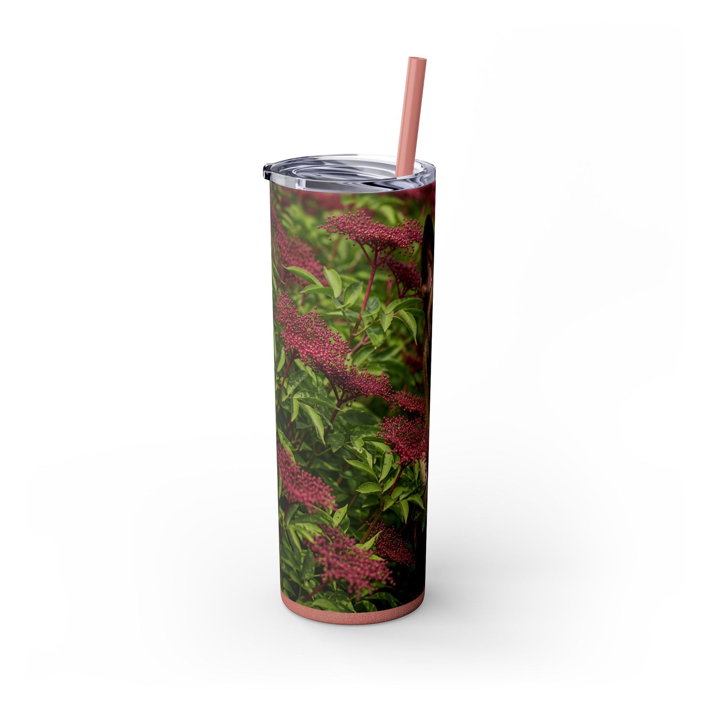 Belgian Shepherd Dog Malinois Tumbler with Straw, 20oz