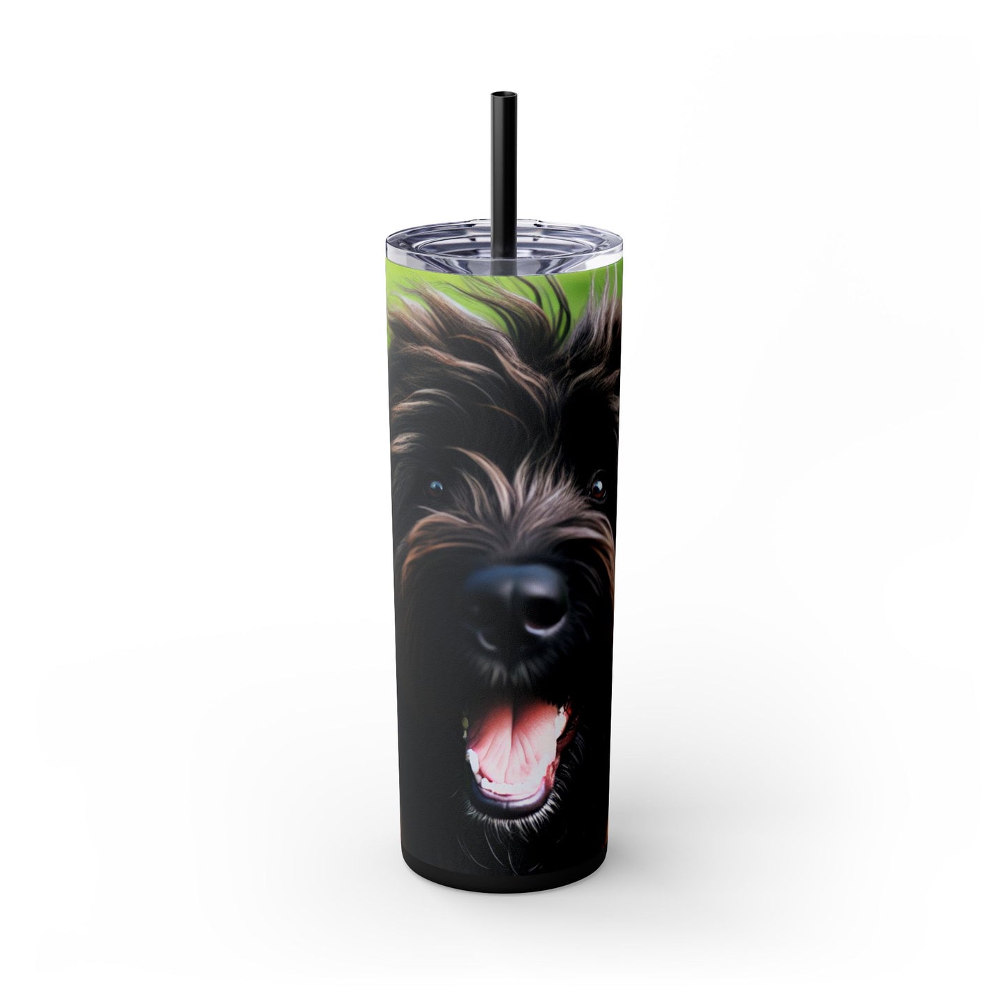 Bouvier des Ardennes Tumbler with Straw, 20oz