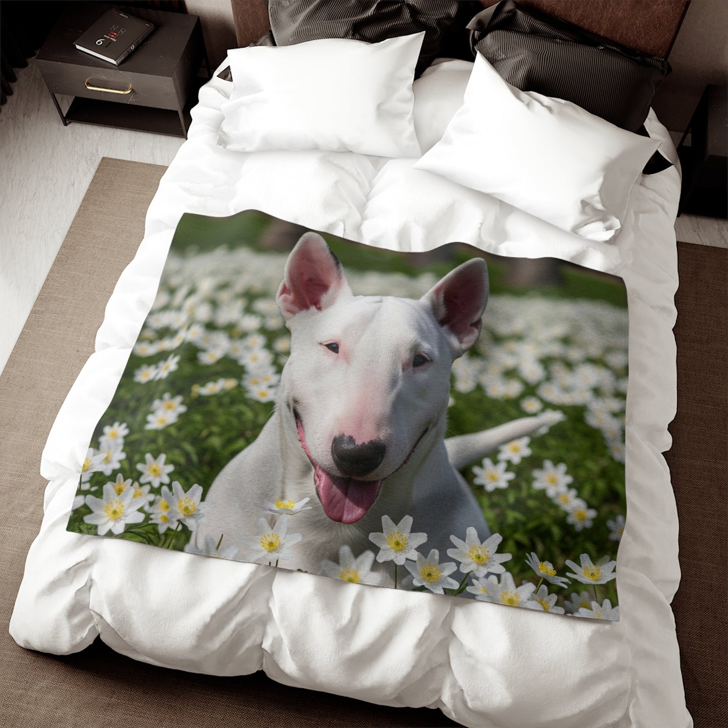 Bull Terrier Sweatshirt Blanket