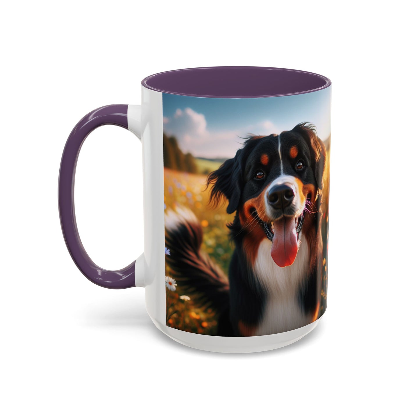Bernese Mountain Dog Accent Coffee Mug - Perfect Gift for Dog Lovers