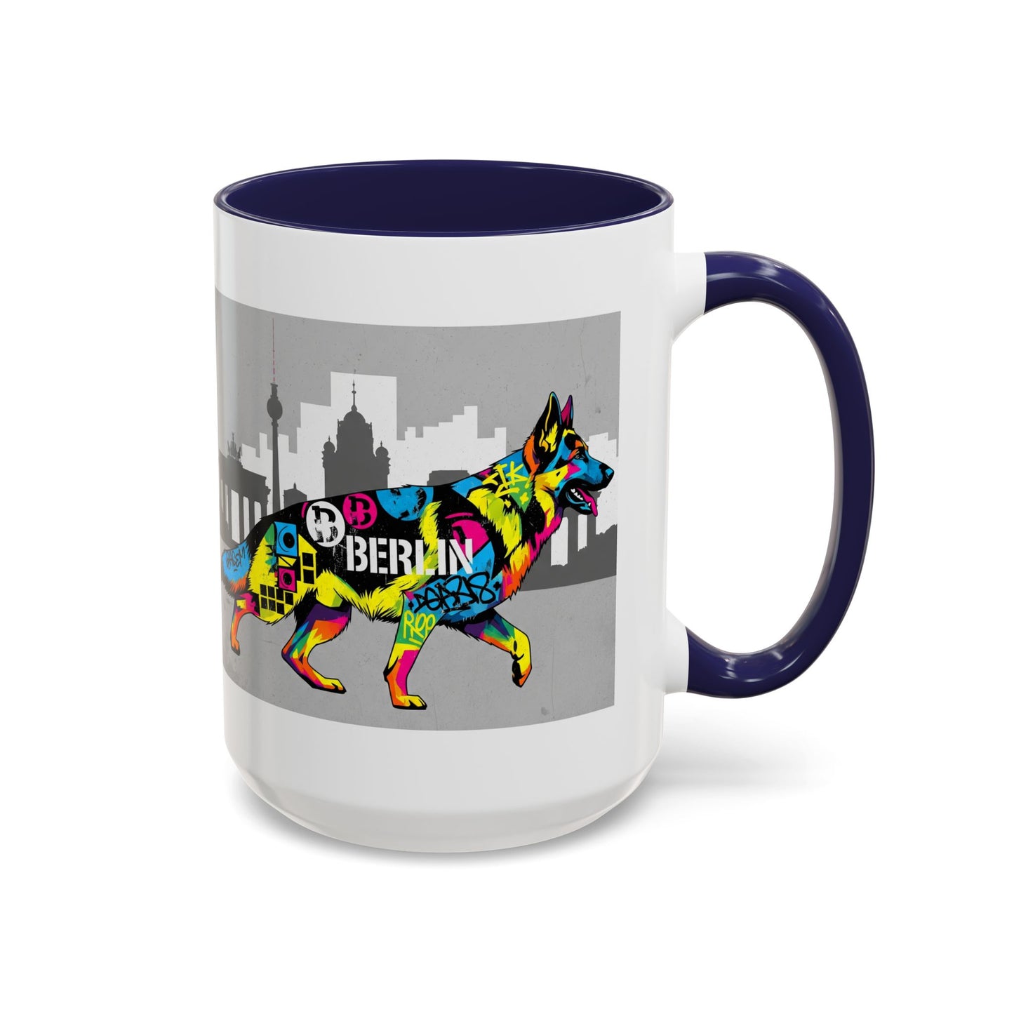 German Shepherd Accent Coffee Mug - Perfect Gift for Dog Lovers