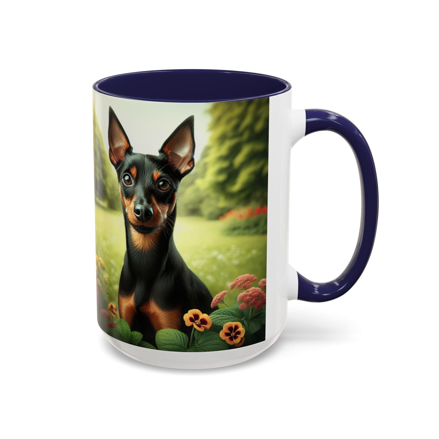 Manchester Terrier Accent Coffee Mug - Perfect Gift for Dog Lovers