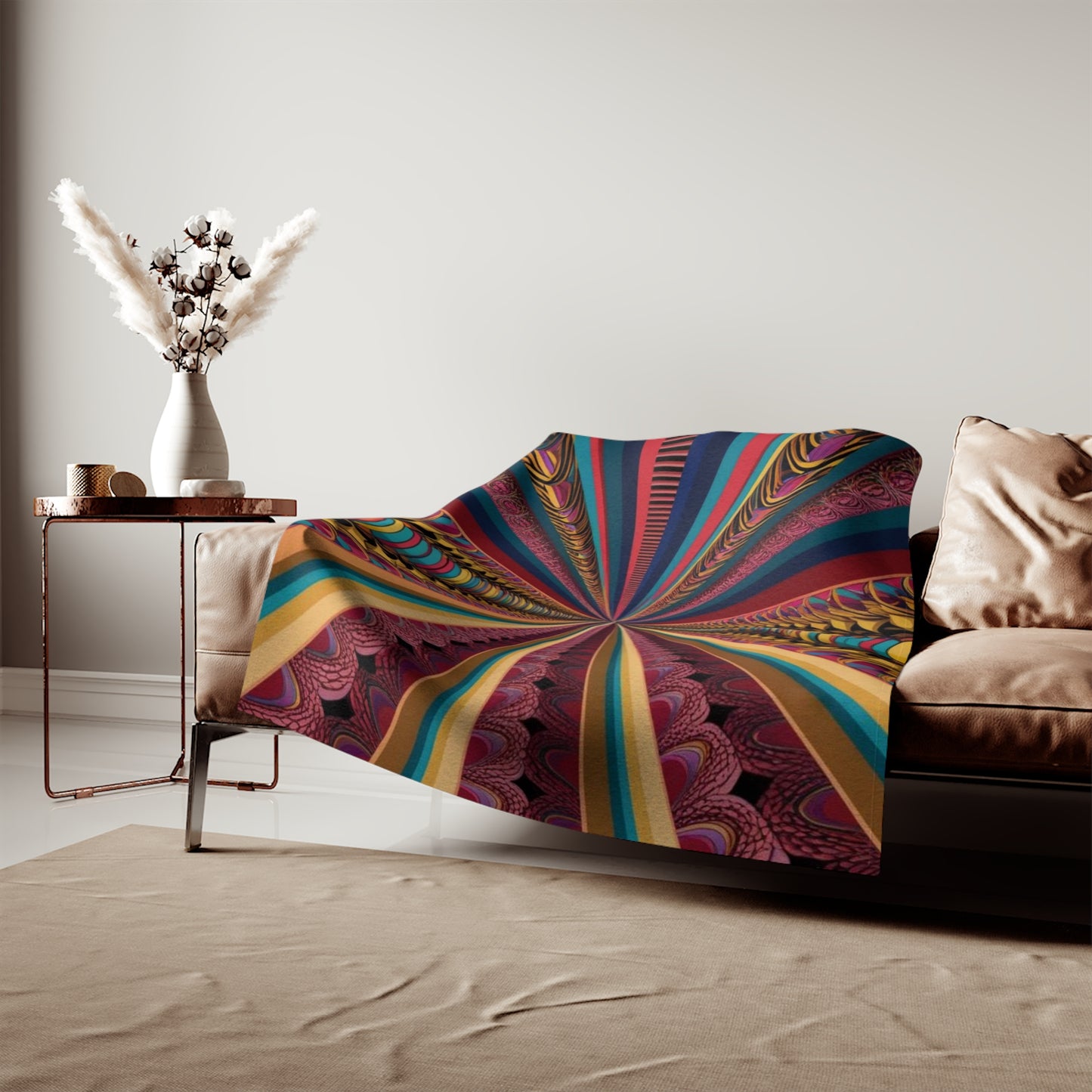 Optical Illusion Sweatshirt Blanket