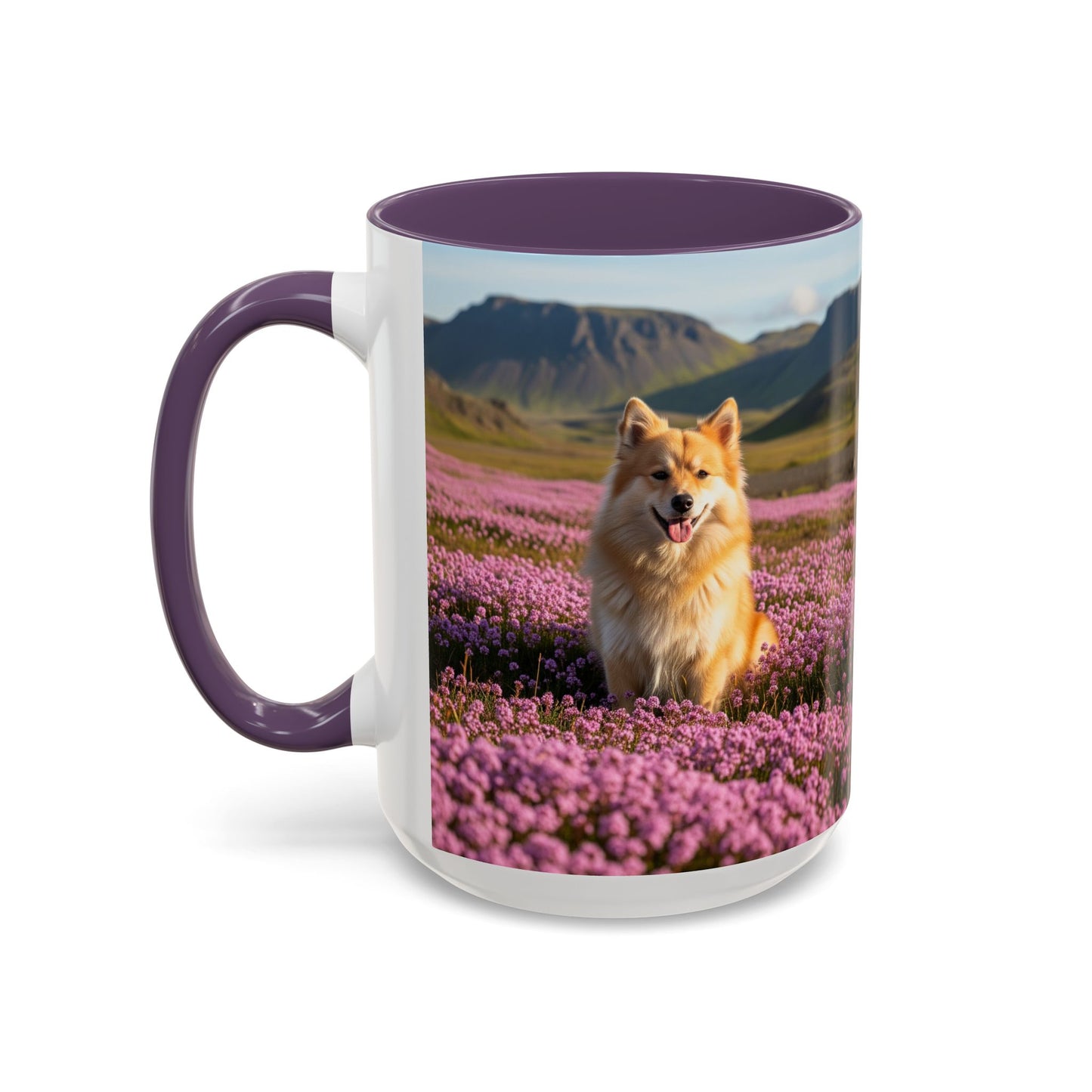 Icelandic Sheepdog Accent Coffee Mug - Perfect Gift for Dog Lovers