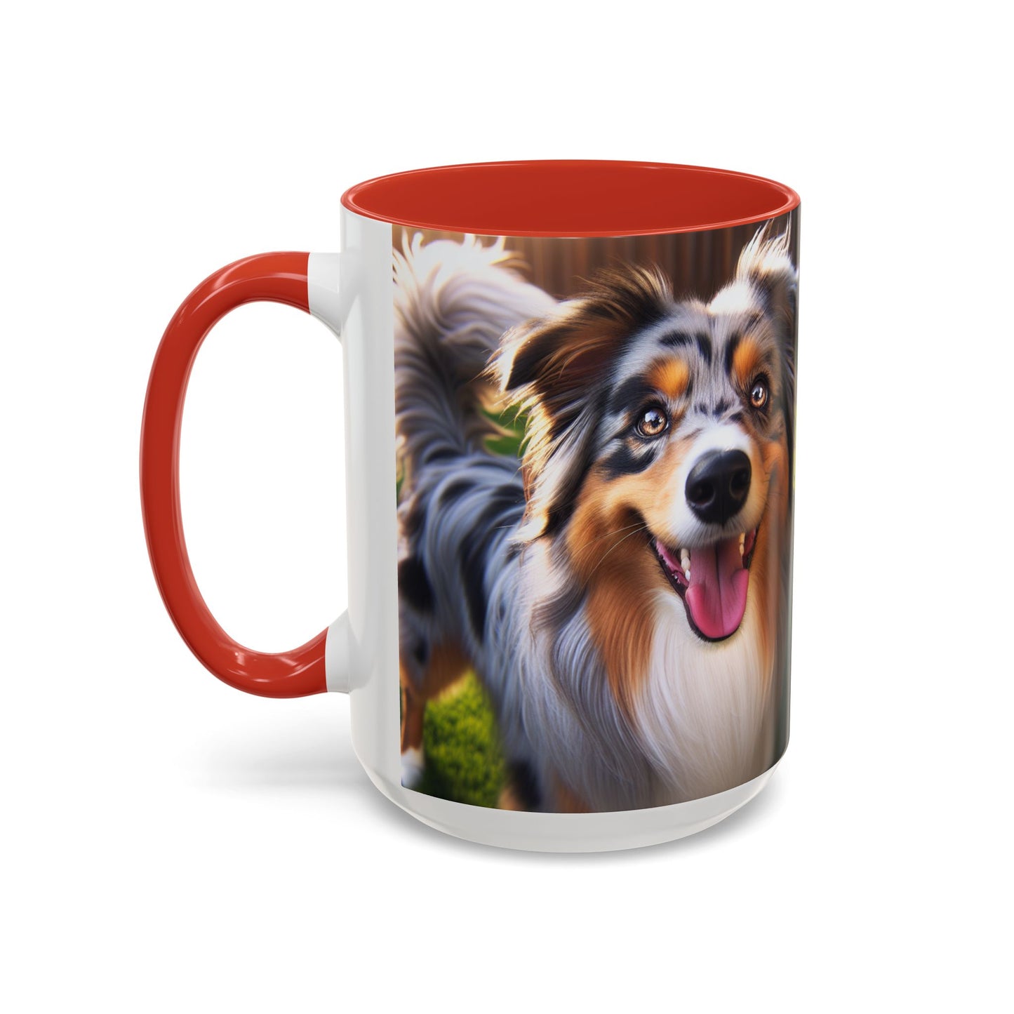Australian Shepherd Accent Coffee Mug - Perfect Gift for Dog Lovers