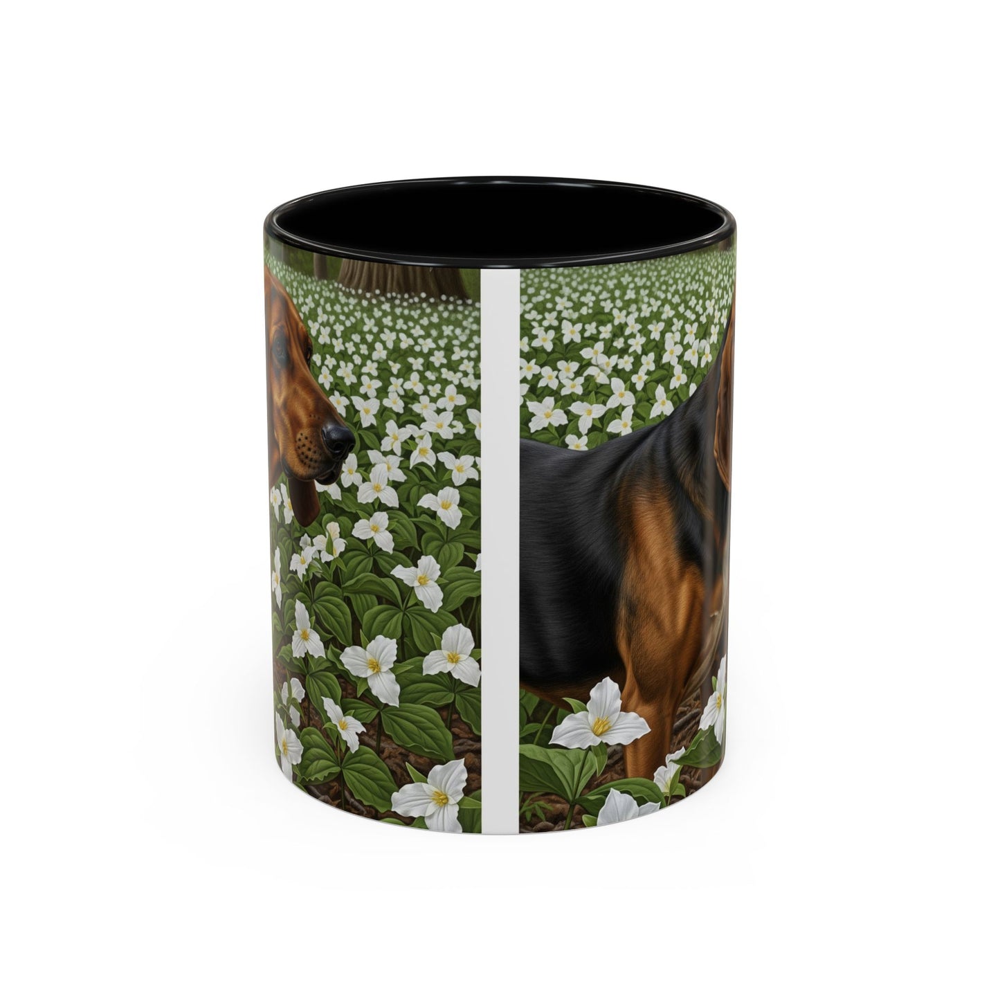 Treeing Walker Coonhound Accent Coffee Mug - Perfect Gift for Dog Lovers