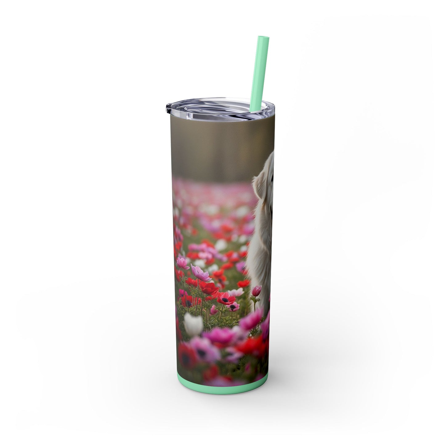 Maremma Sheepdog Tumbler with Straw, 20oz