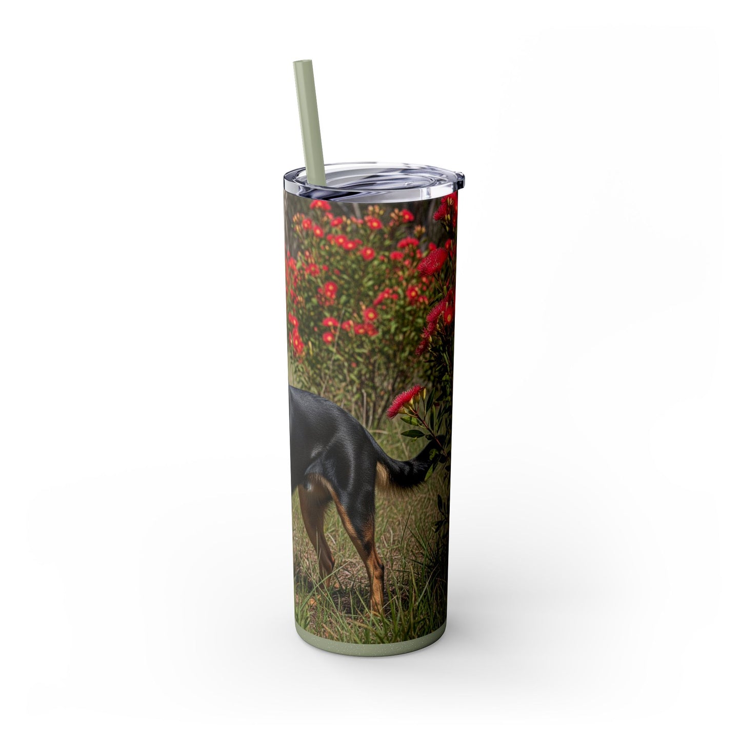 Australian Kelpie Tumbler with Straw, 20oz
