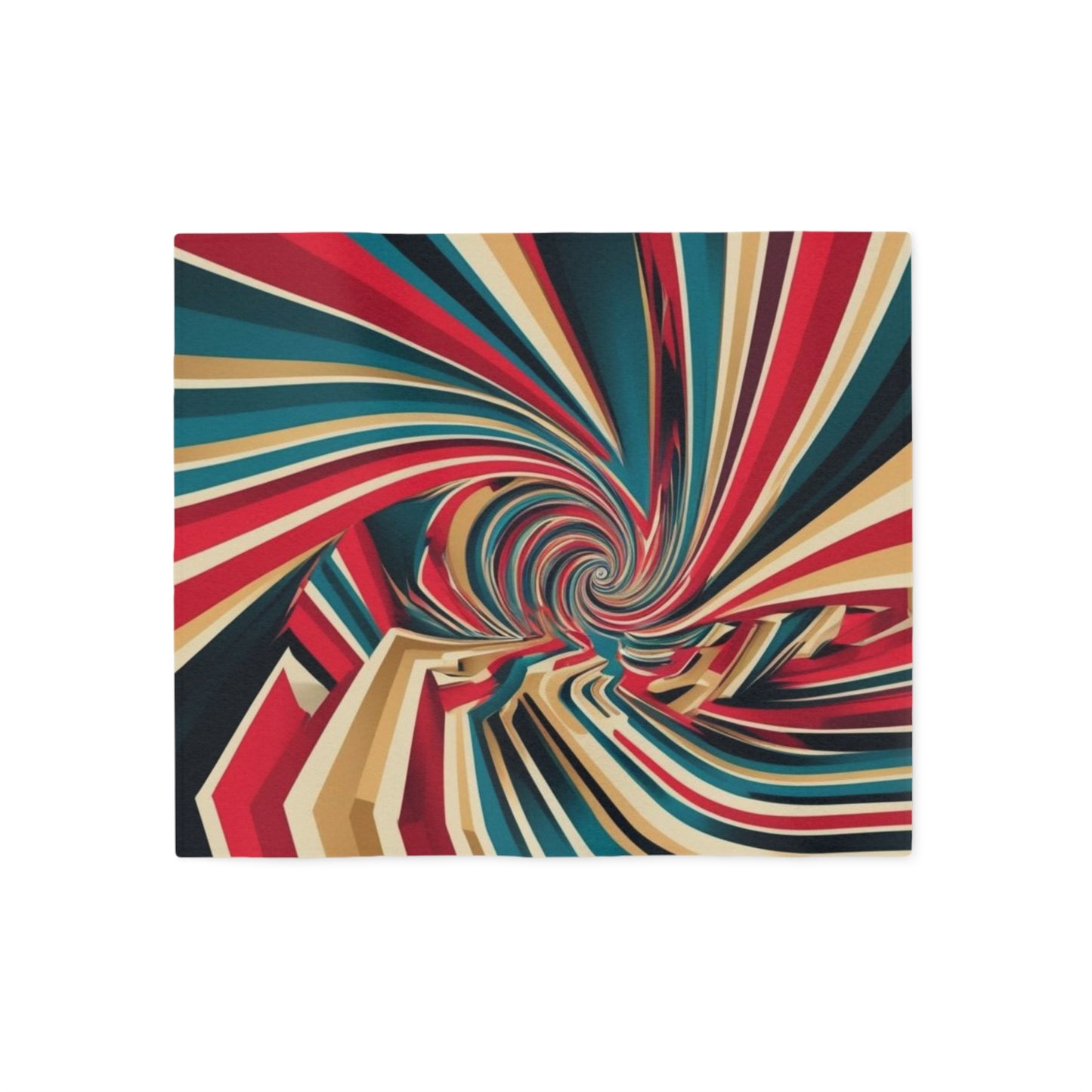 Optical Illusion Sweatshirt Blanket