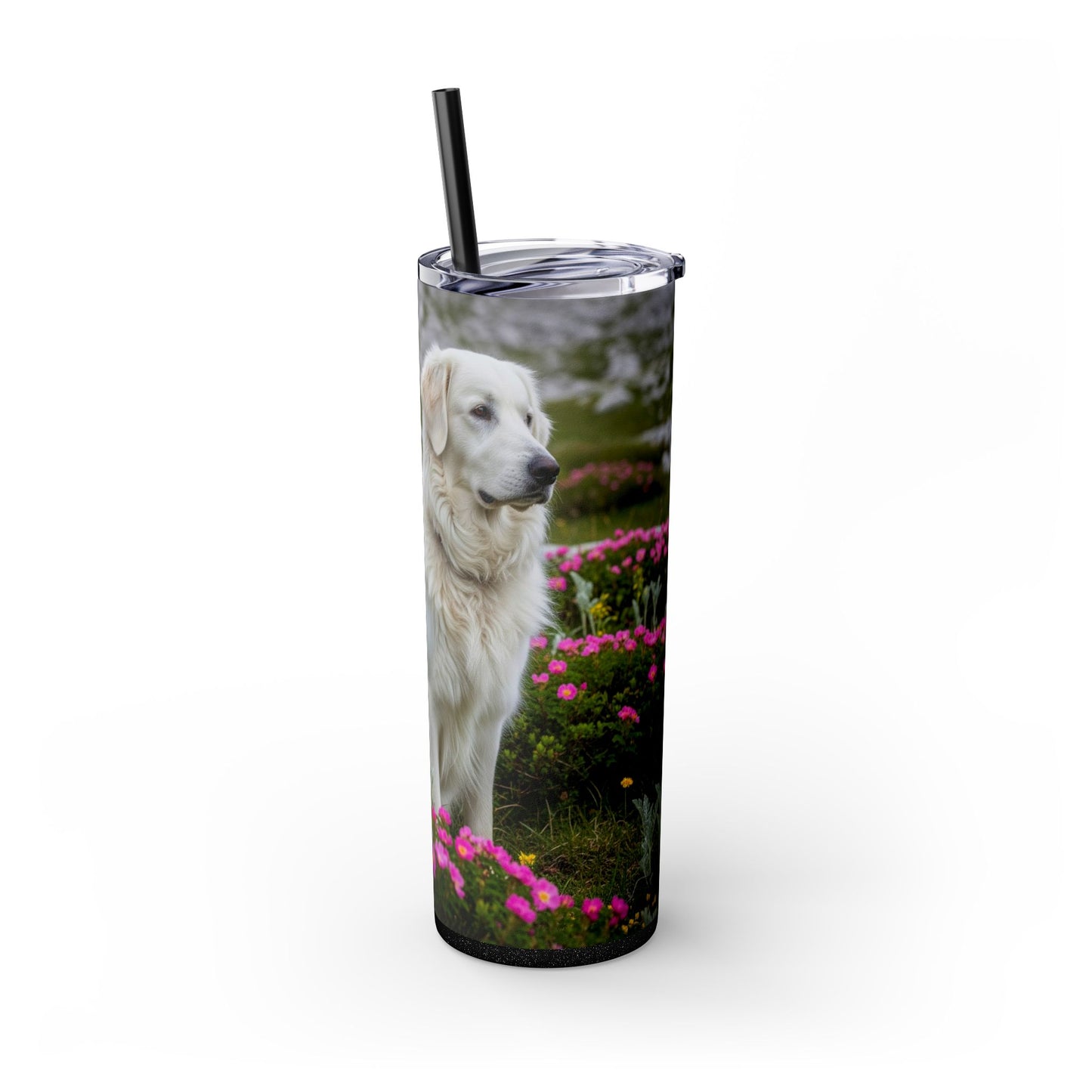 Slovensky Cuvac Tumbler with Straw, 20oz