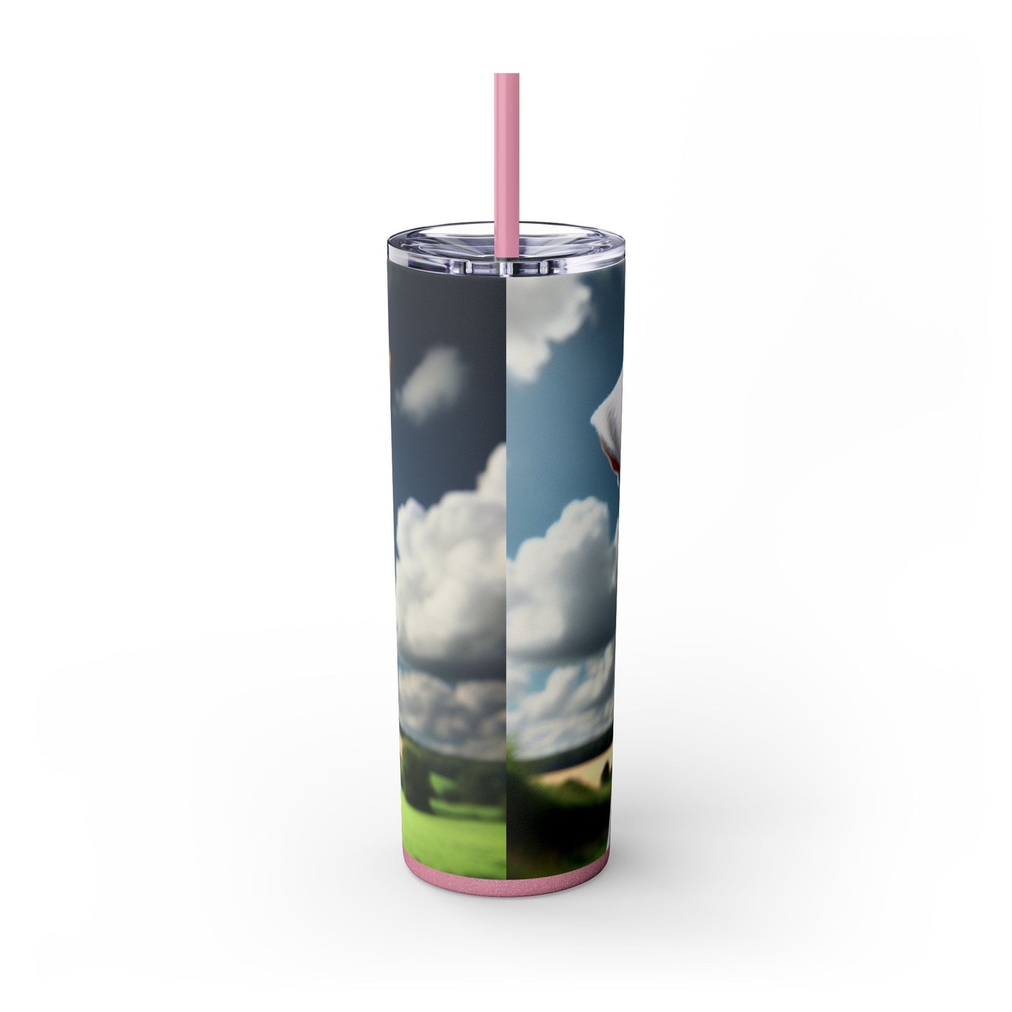 Smooth Fox Terrier Tumbler with Straw, 20oz
