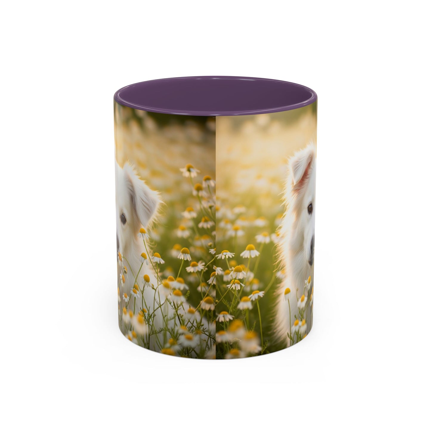Russkaya Tsvetnaya Bolonka Accent Coffee Mug - Perfect Gift for Dog Lovers