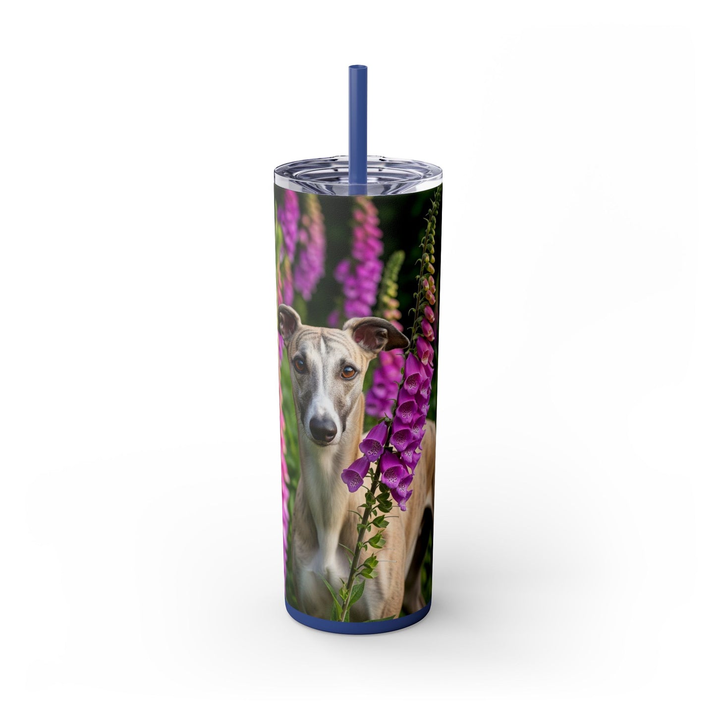 Whippet Skinny Tumbler with Straw, 20oz