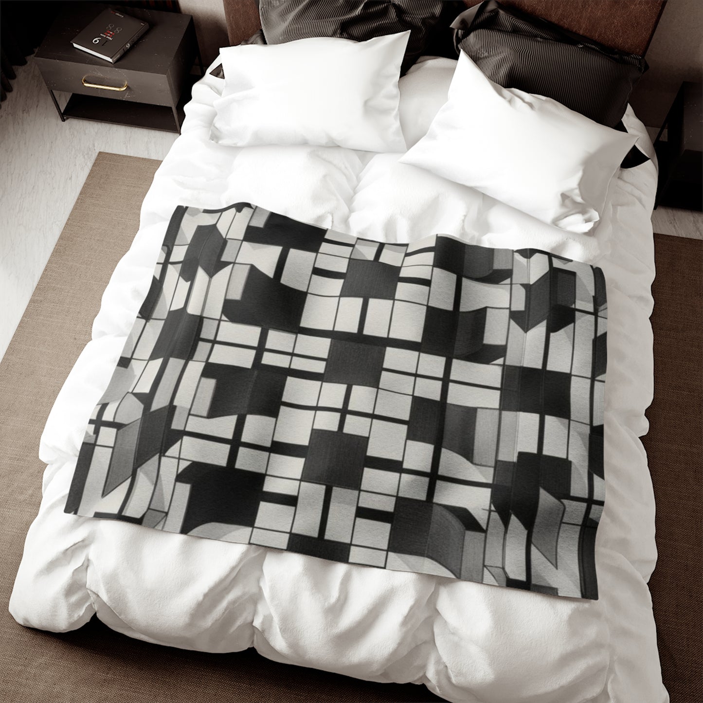 Optical Illusion Sweatshirt Blanket