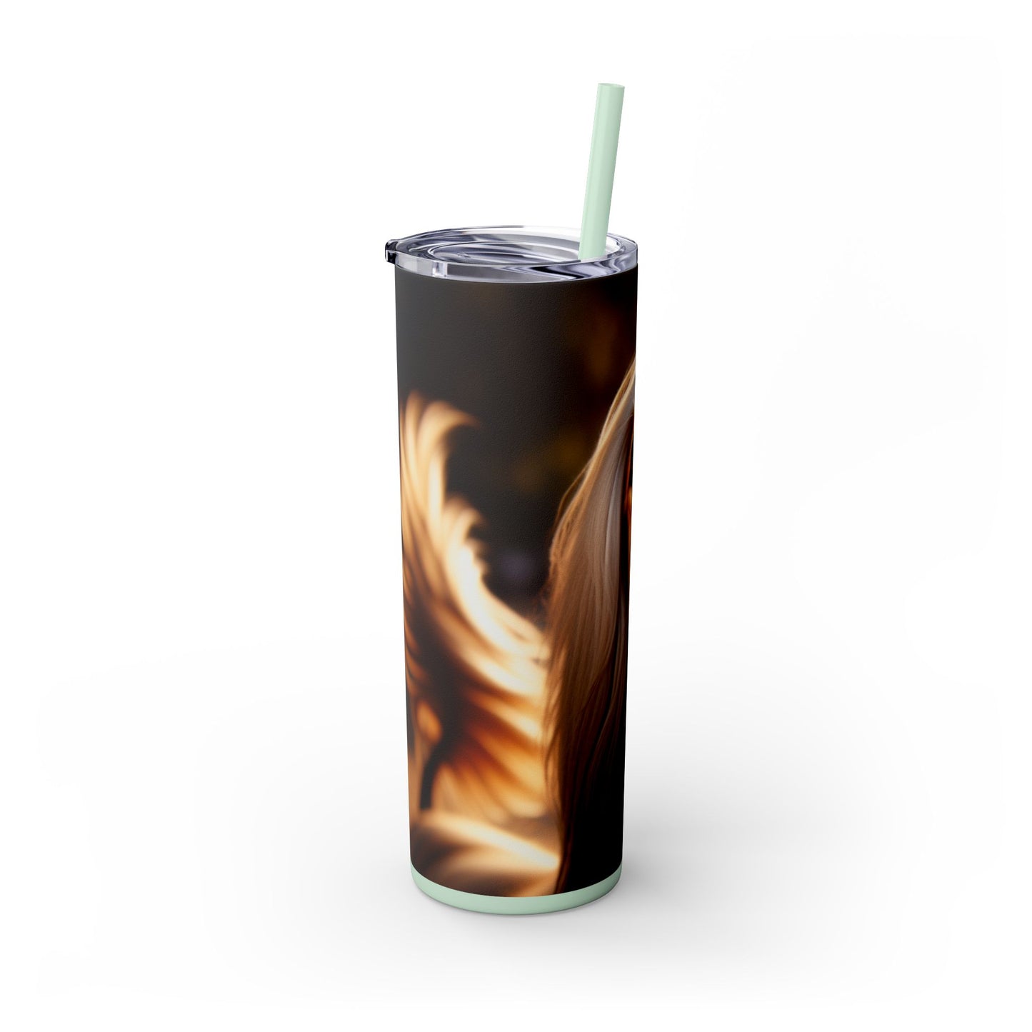 Afghan Hound Tumbler with Straw, 20oz