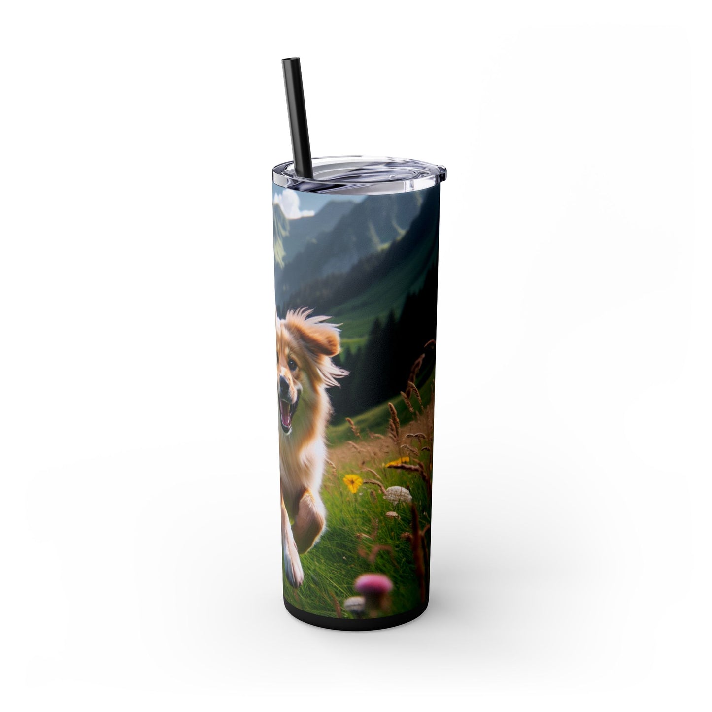 Romanian Carpathian Shepherd Tumbler with Straw, 20oz