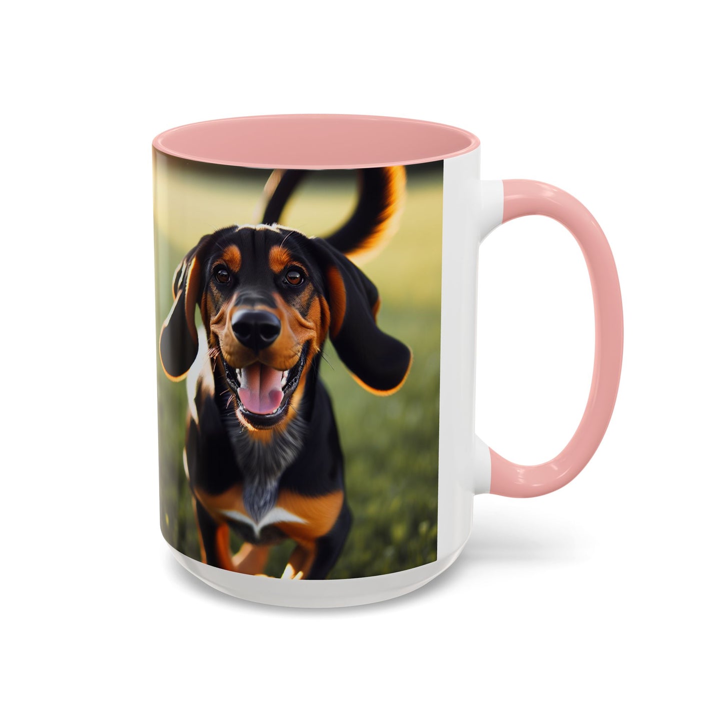 Black and Tan Coonhound Accent Coffee Mug - Perfect Gift for Dog Lovers
