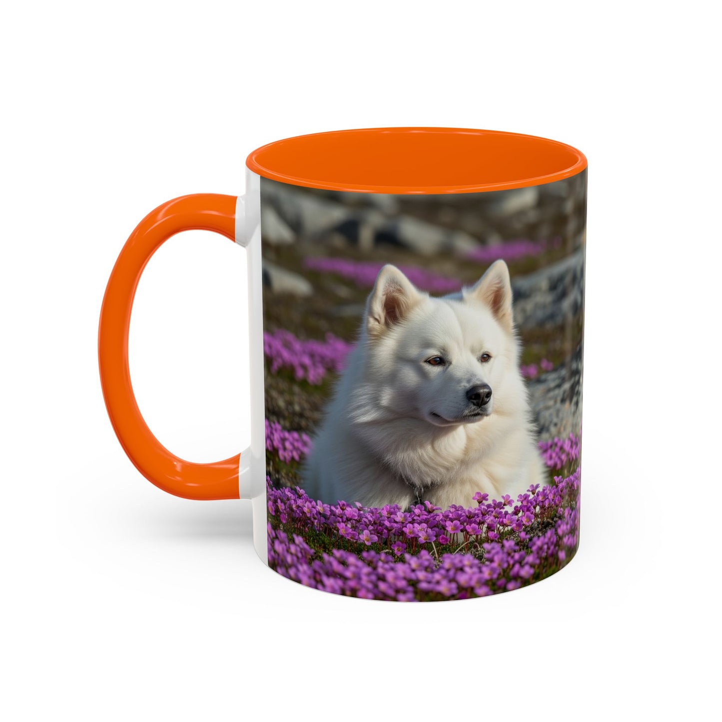 Canadian Eskimo Dog Accent Coffee Mug - Perfect Gift for Dog Lovers