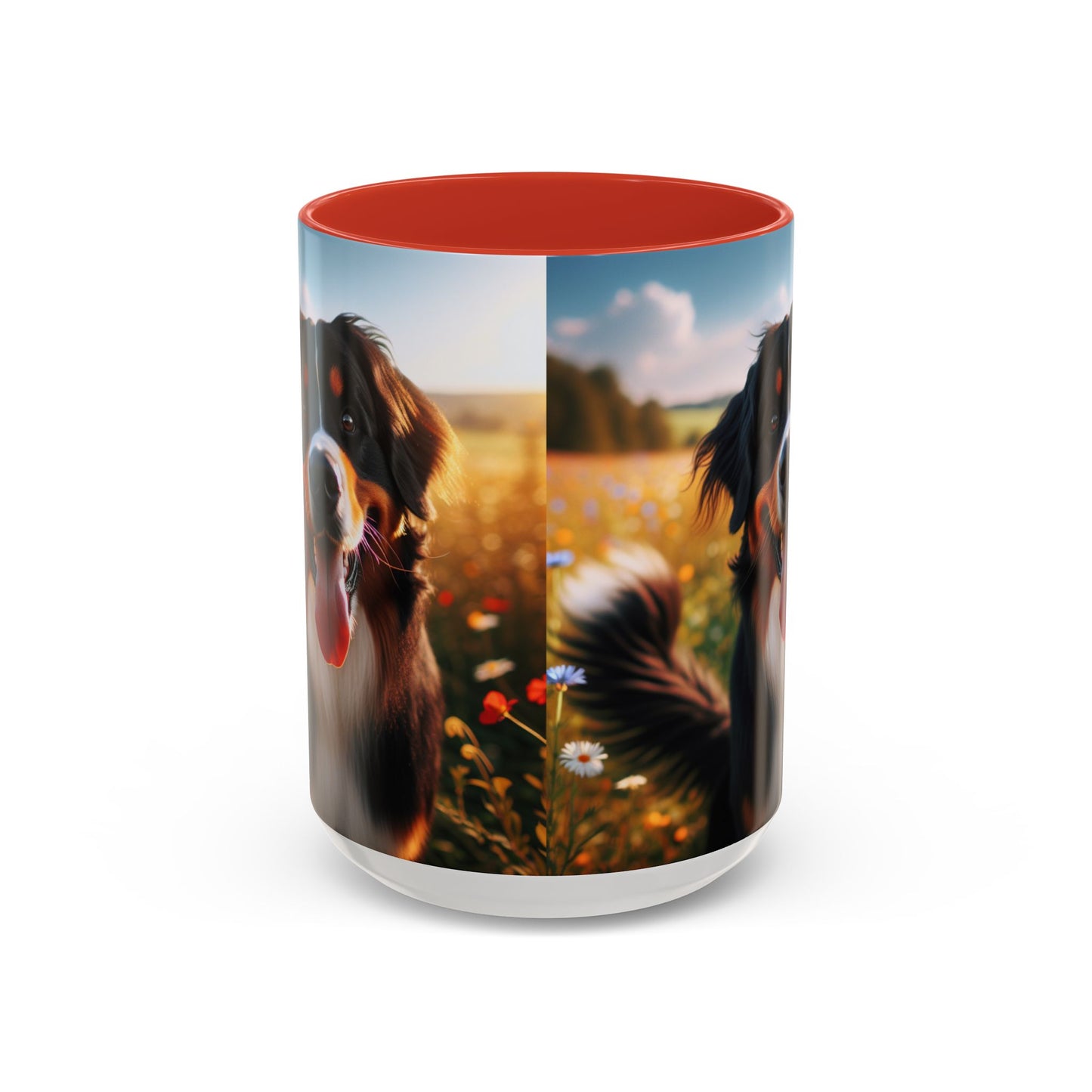 Bernese Mountain Dog Accent Coffee Mug - Perfect Gift for Dog Lovers