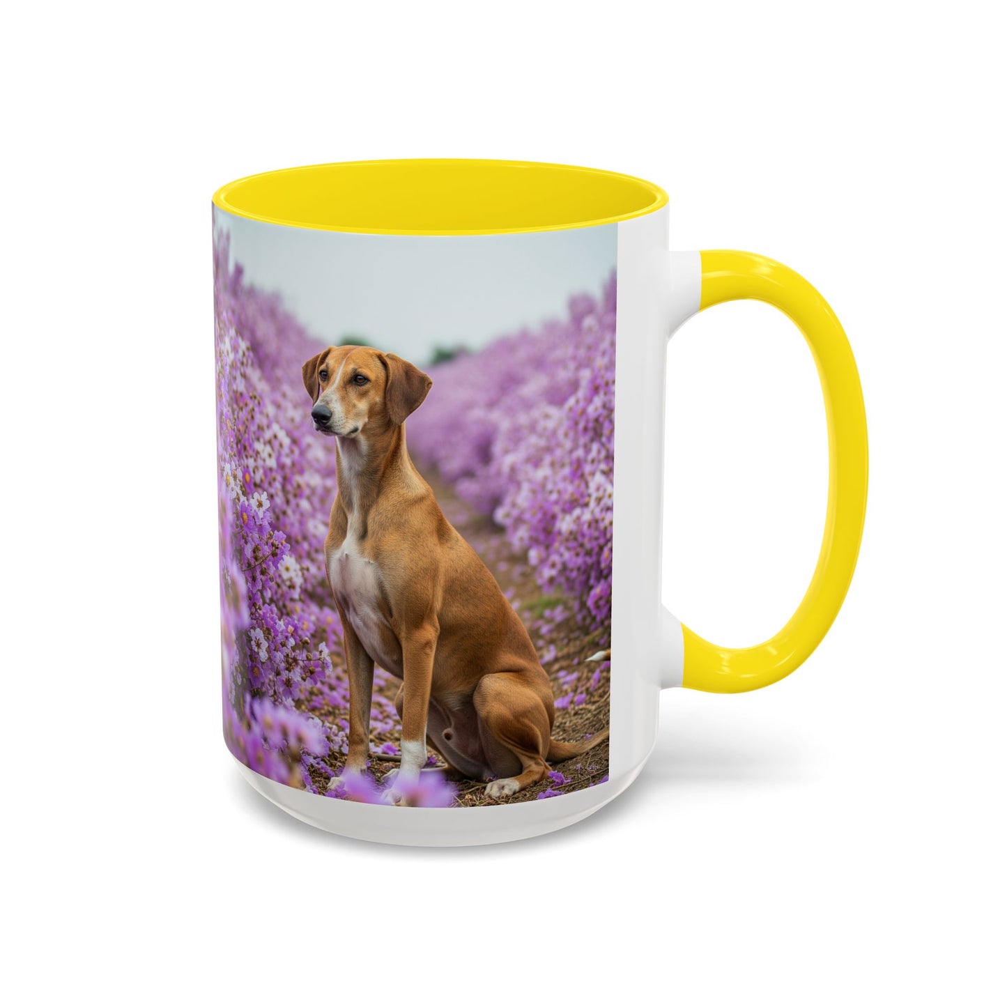 Banjara Hound Accent Coffee Mug - Perfect Gift for Dog Lovers