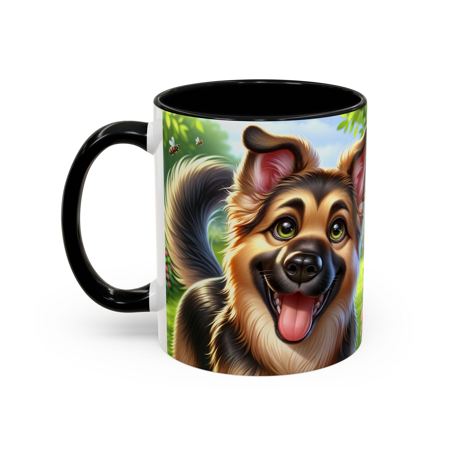 German Shepherd Accent Coffee Mug - Perfect Gift for Dog Lovers