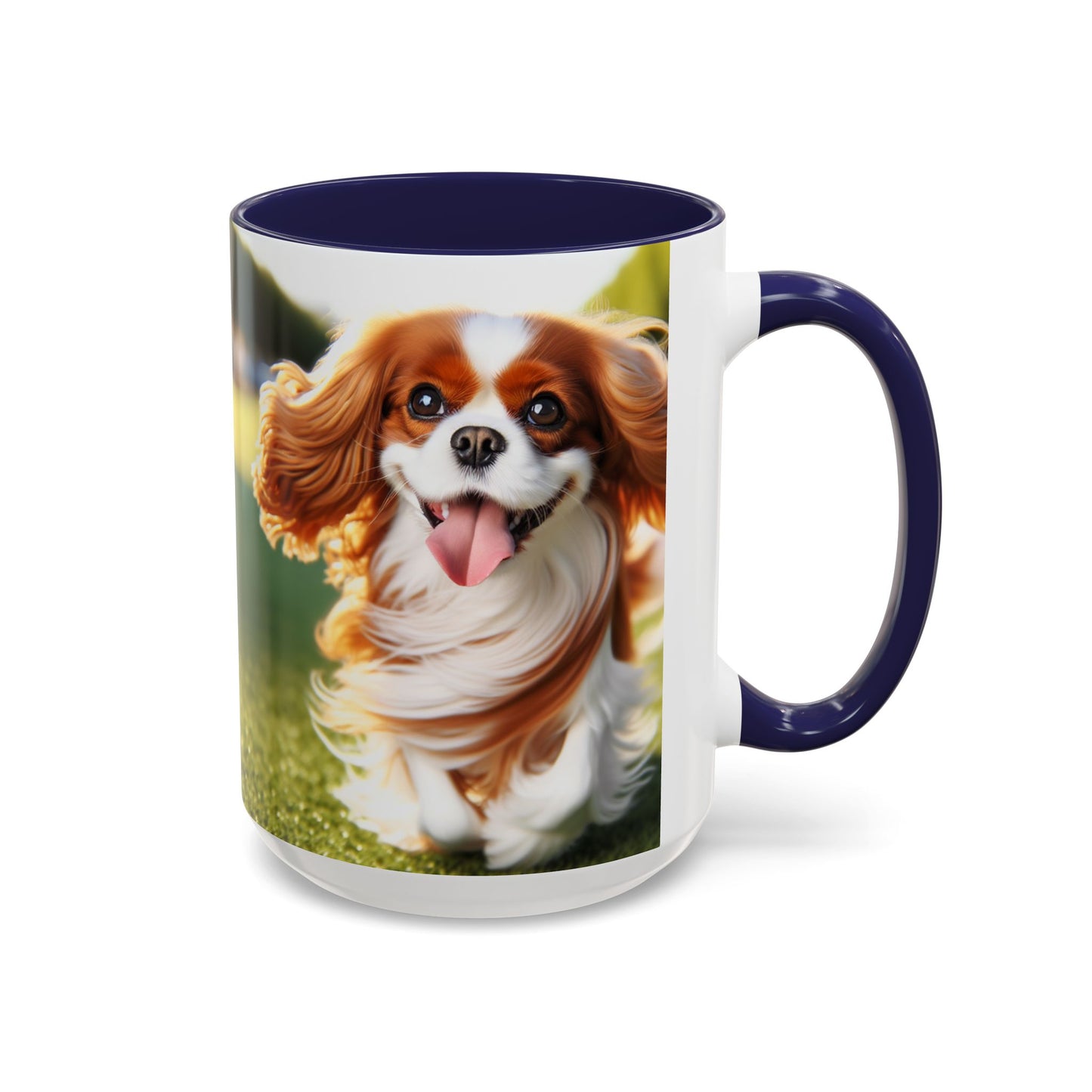 Cavalier King Charles Spaniel Accent Coffee Mug - Perfect Gift for Dog Lovers
