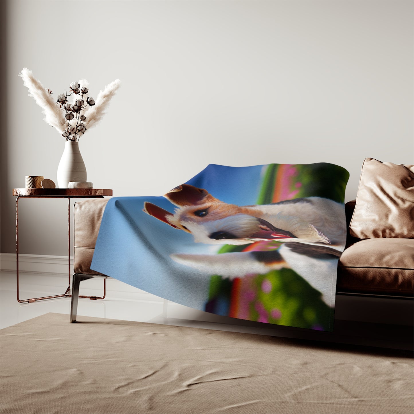 Wire Fox Terrier Sweatshirt Blanket