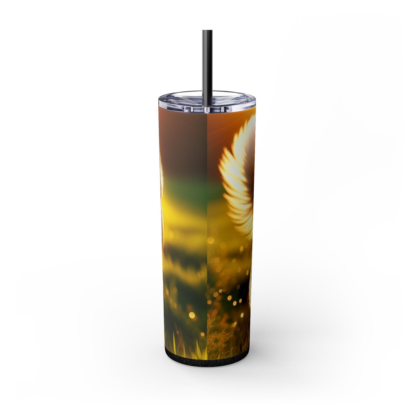 Norwegian Lundehund Tumbler with Straw, 20oz