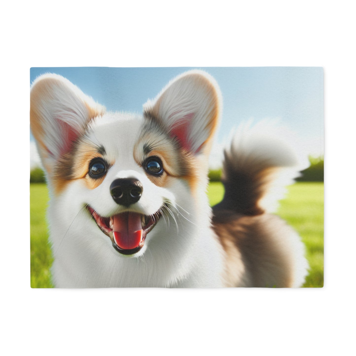Welsh Corgi Cardigan Sweatshirt Blanket