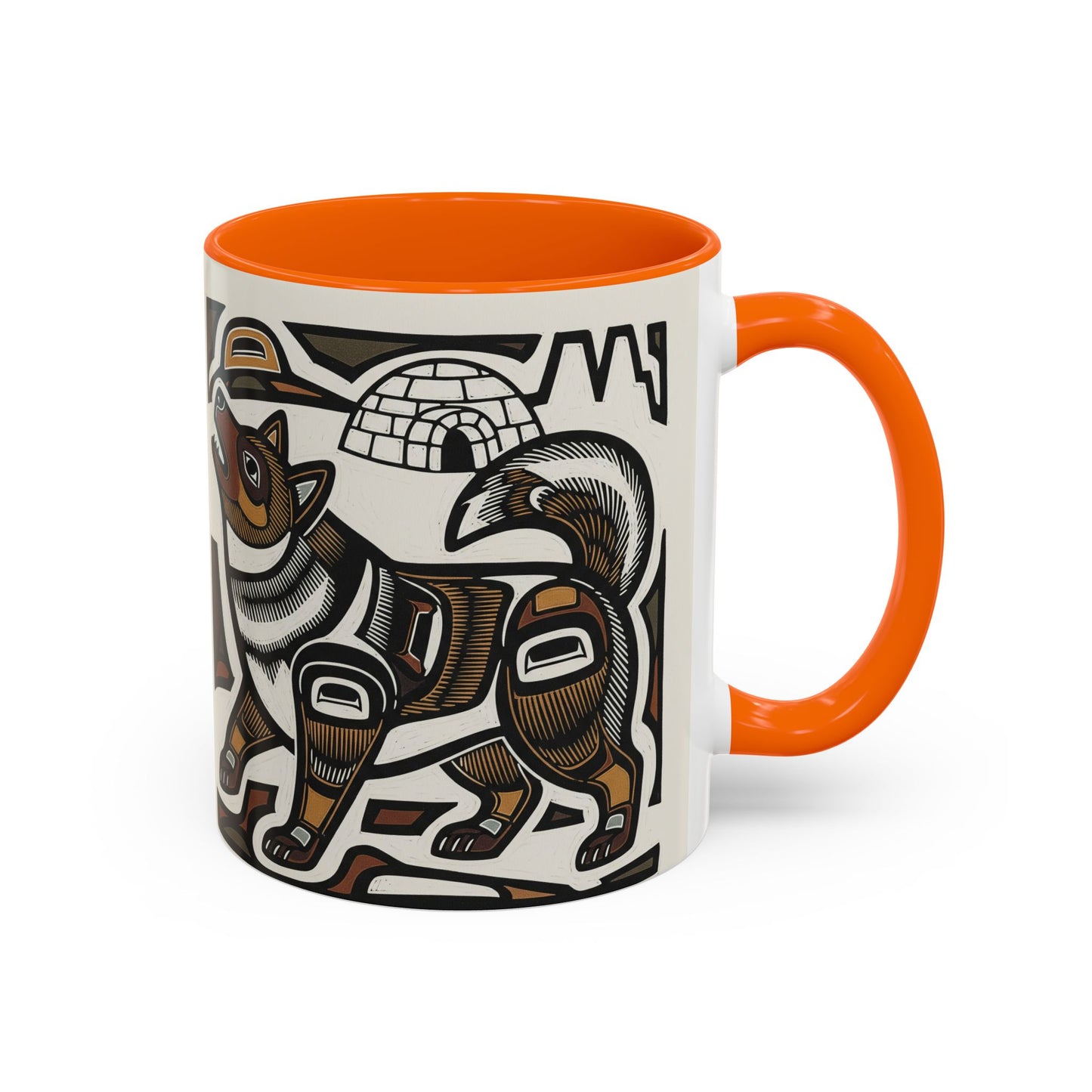 Canadian Eskimo Dog Accent Coffee Mug - Perfect Gift for Dog Lovers
