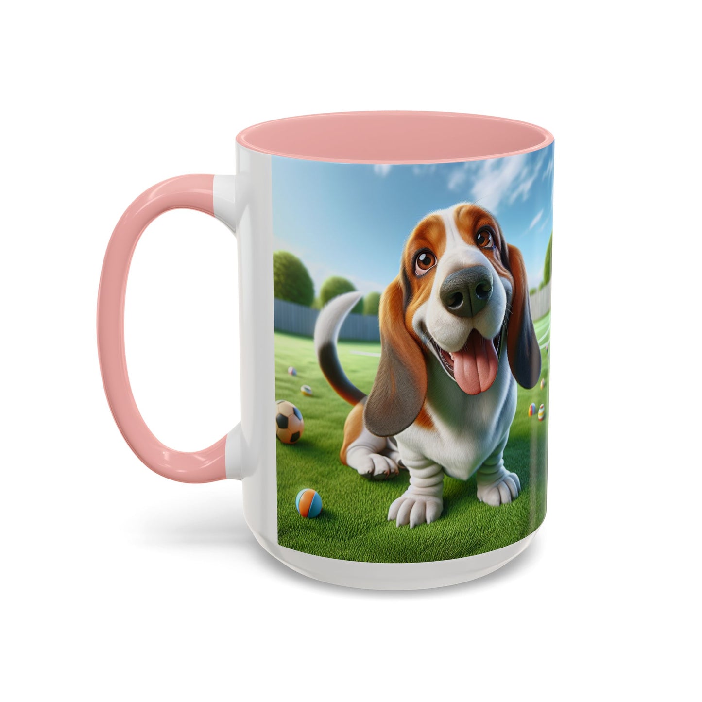 Basset Hound Accent Coffee Mug - Perfect Gift for Dog Lovers