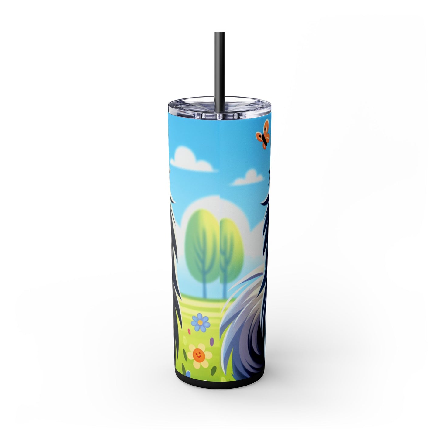 Keeshond Tumbler with Straw, 20oz