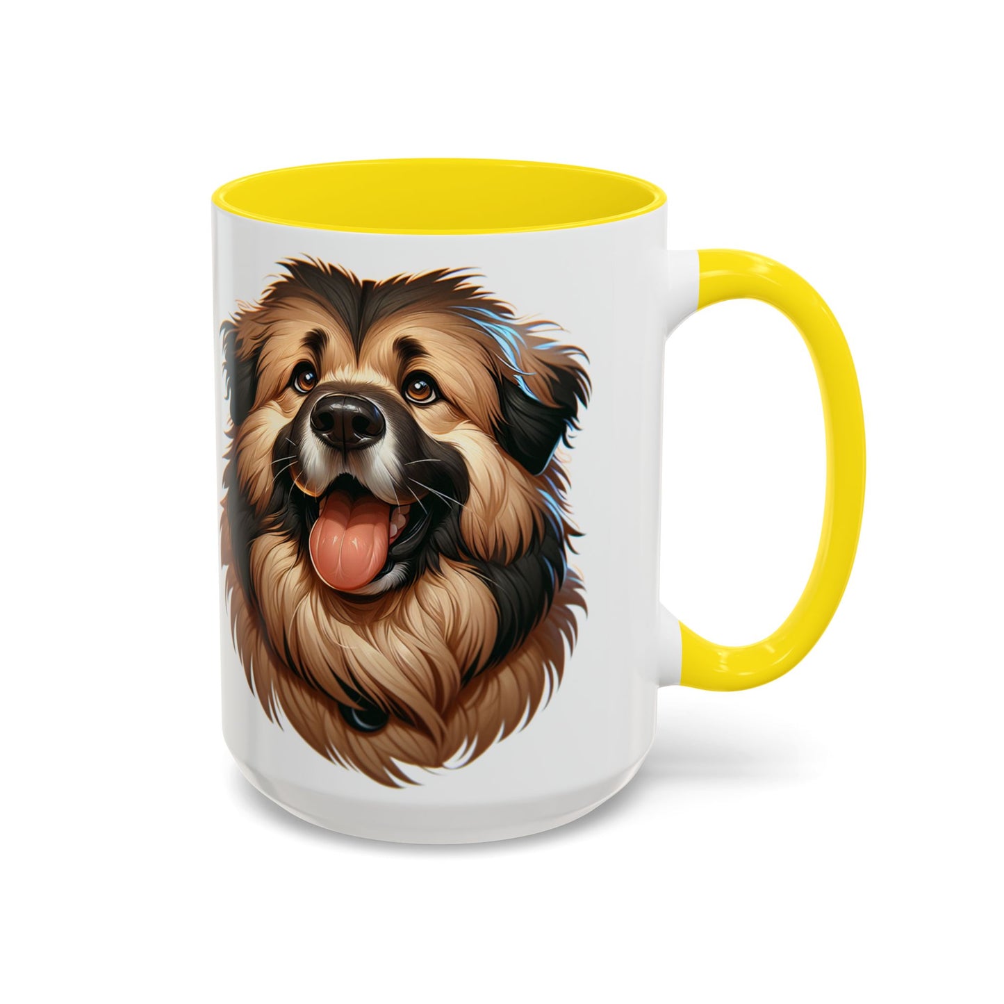 Caucasian Shepherd Dog Accent Coffee Mug - Perfect Gift for Dog Lovers