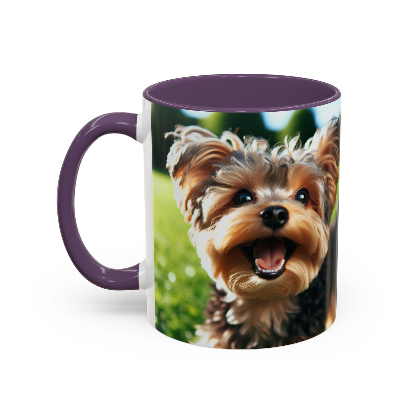 Yorkiepoo Accent Coffee Mug - Perfect Gift for Dog Lovers