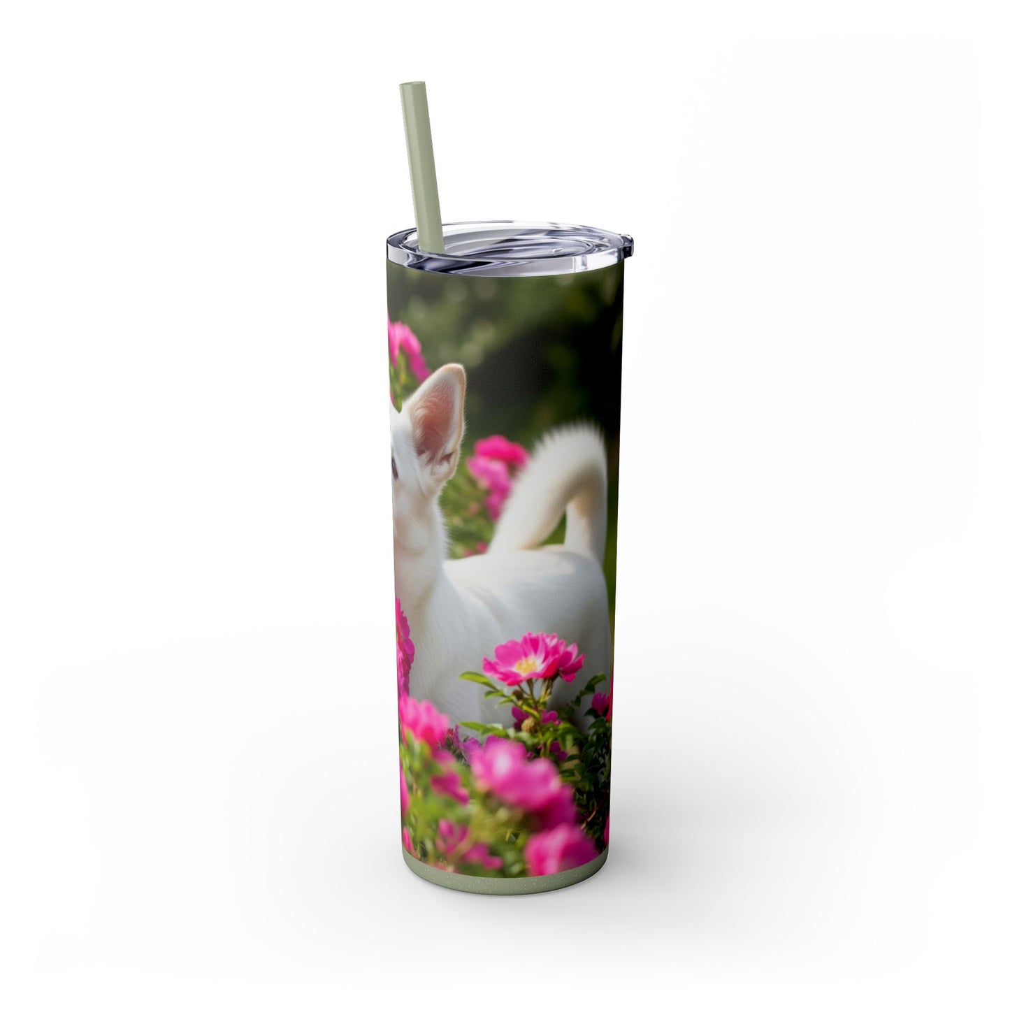 Norrbottenspets Skinny Tumbler with Straw, 20oz