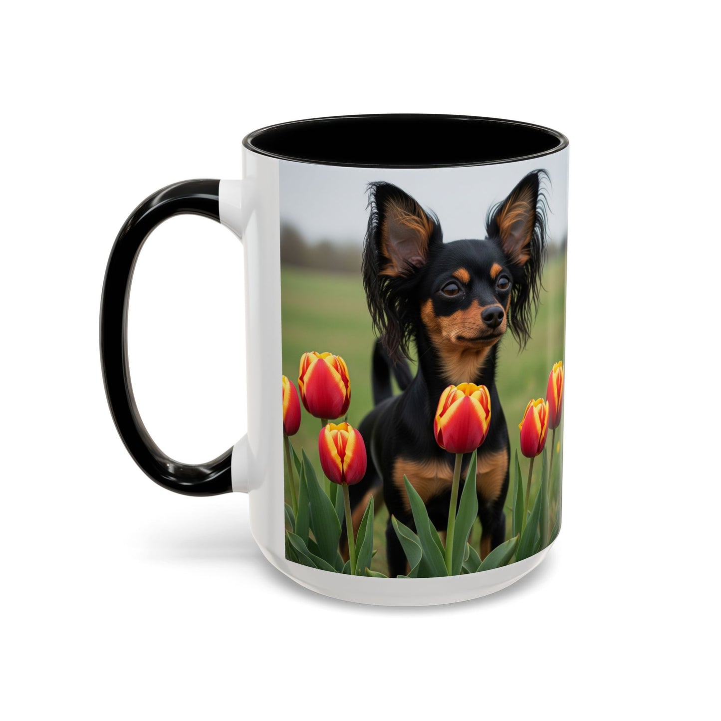 Russian Toy Dog Accent Coffee Mug - Perfect Gift for Dog Lovers