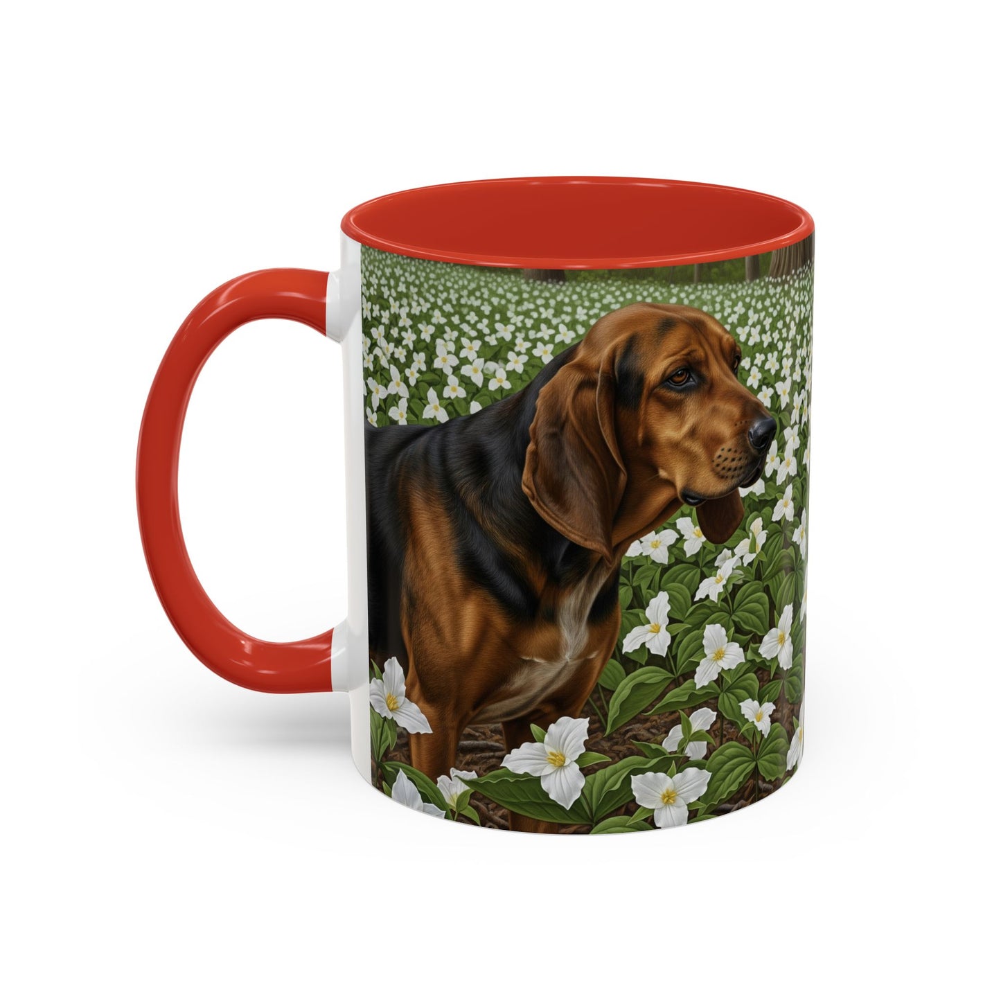 Treeing Walker Coonhound Accent Coffee Mug - Perfect Gift for Dog Lovers