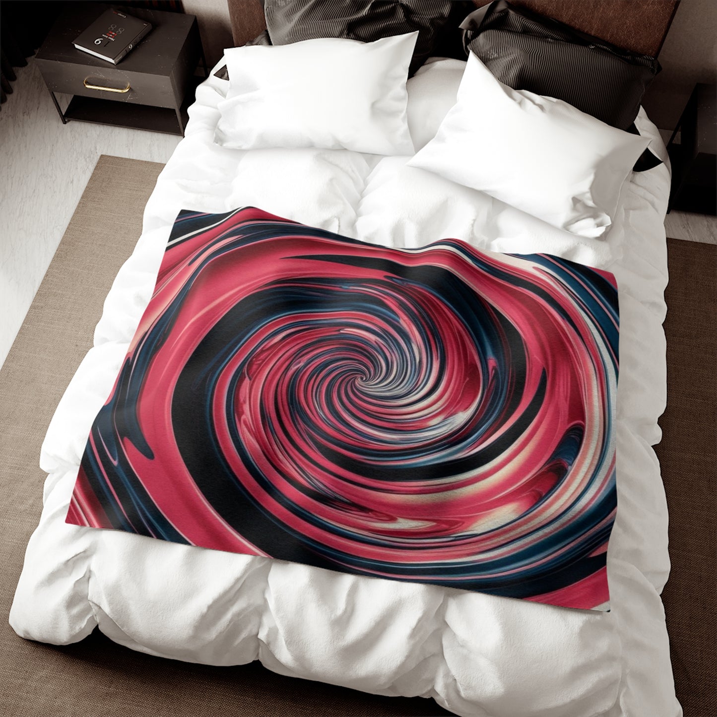Optical Illusion Sweatshirt Blanket
