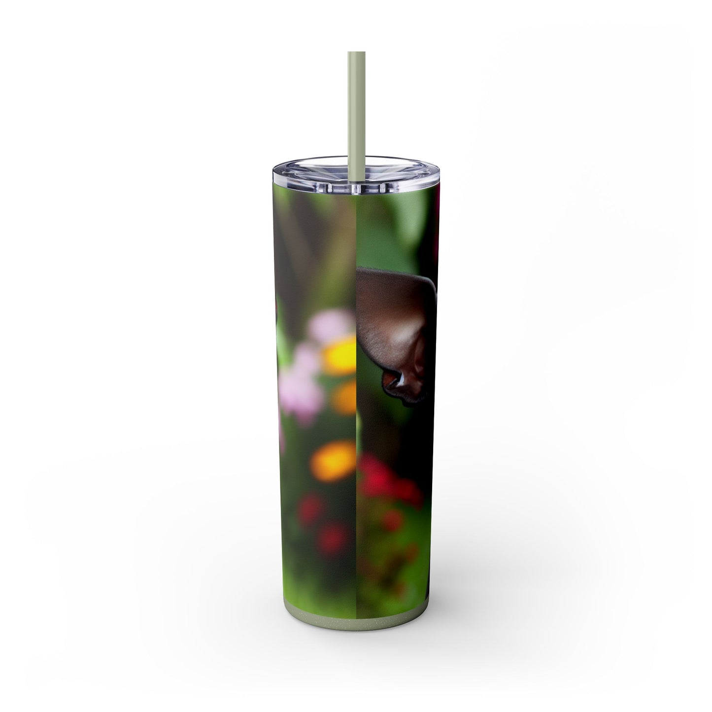 Peruvian Hairless Dog Skinny Tumbler with Straw, 20oz