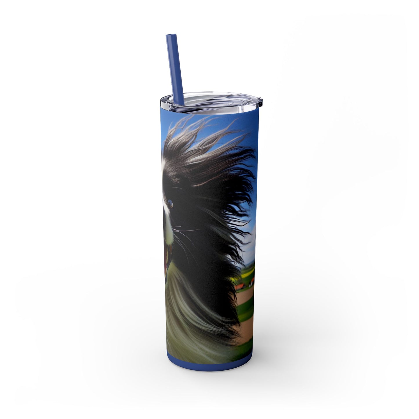 Portuguese Sheepdog Tumbler with Straw, 20oz