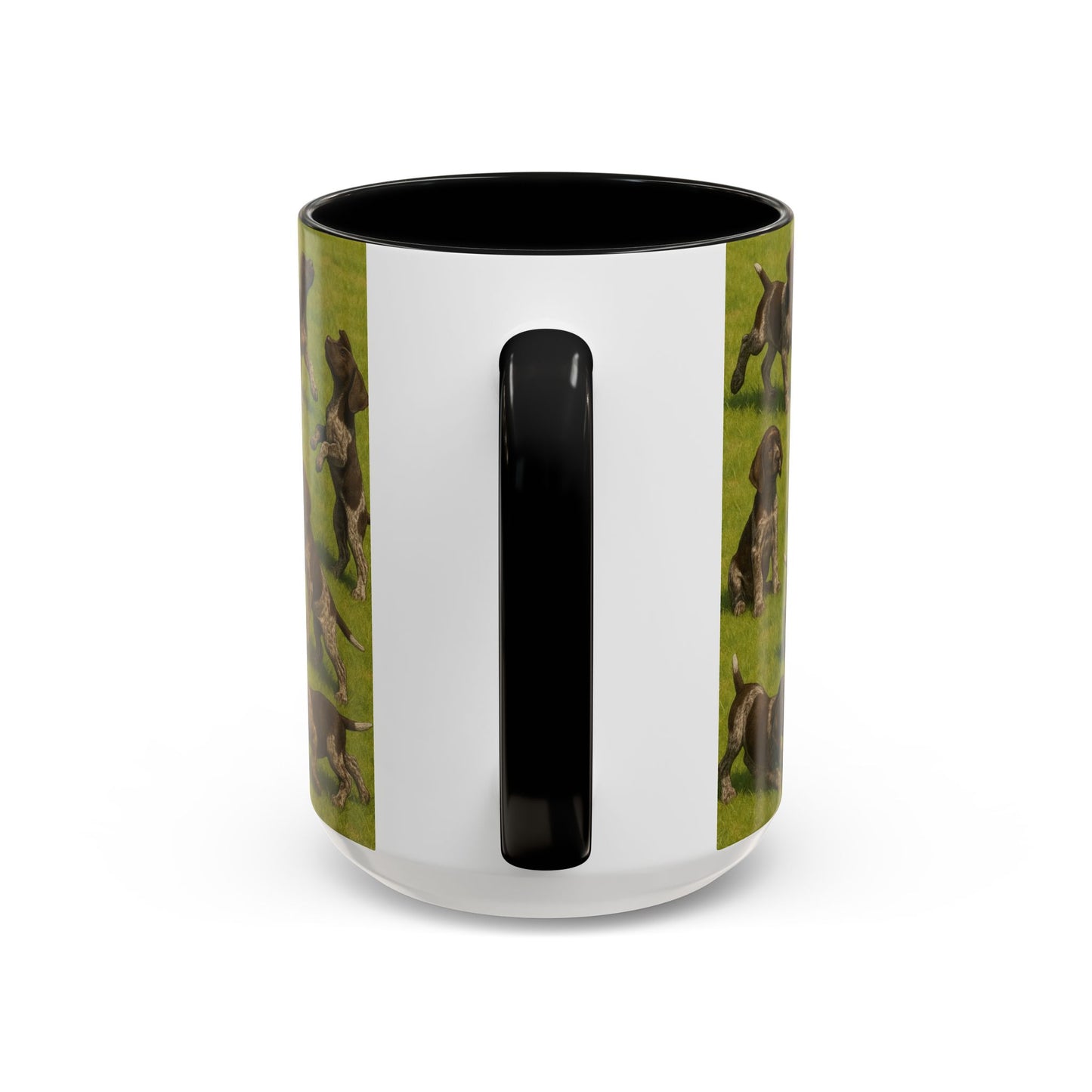 German Shorthaired Pointer puppies Accent Coffee Mug - Perfect Gift for Dog Lovers