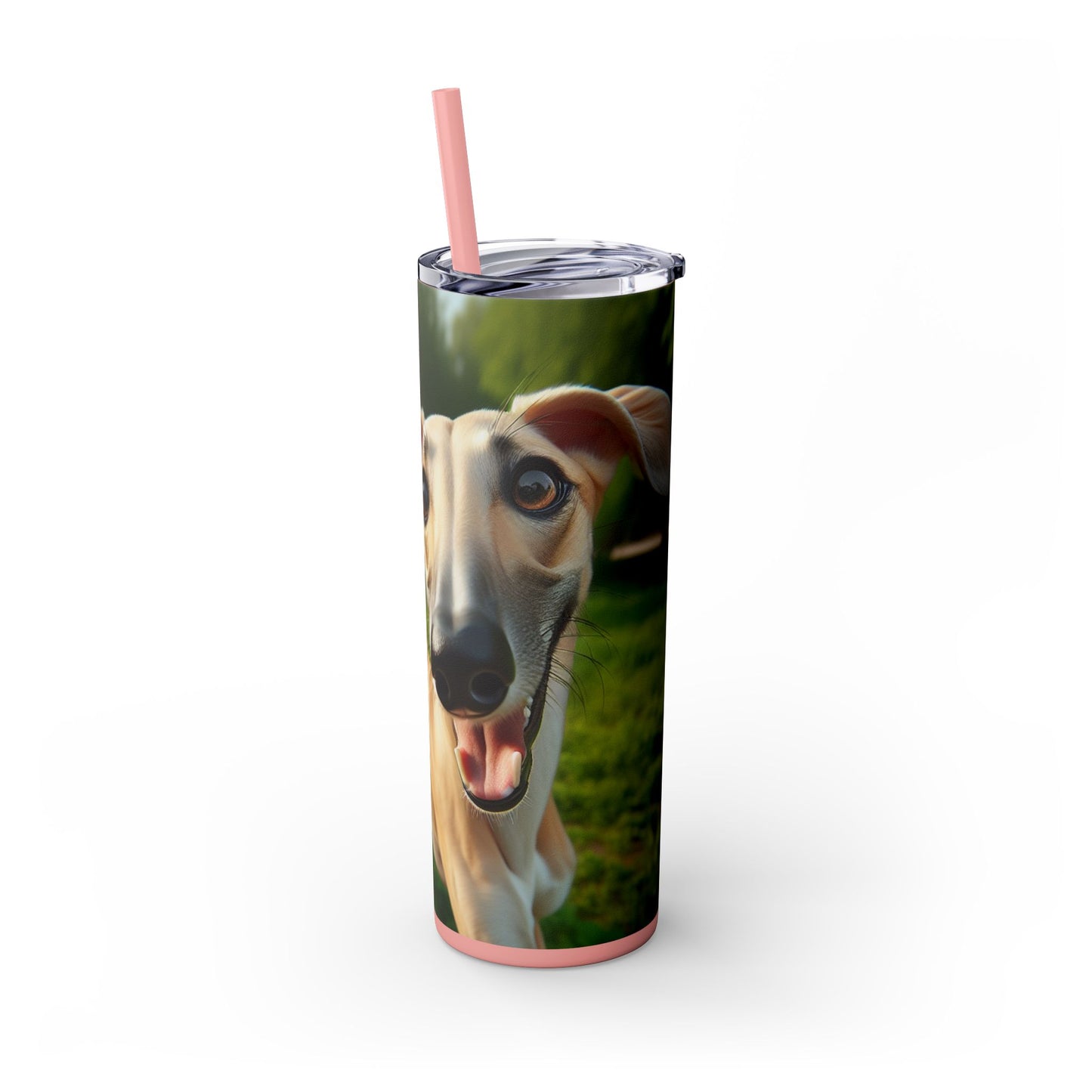 Sloughi Skinny Tumbler with Straw, 20oz