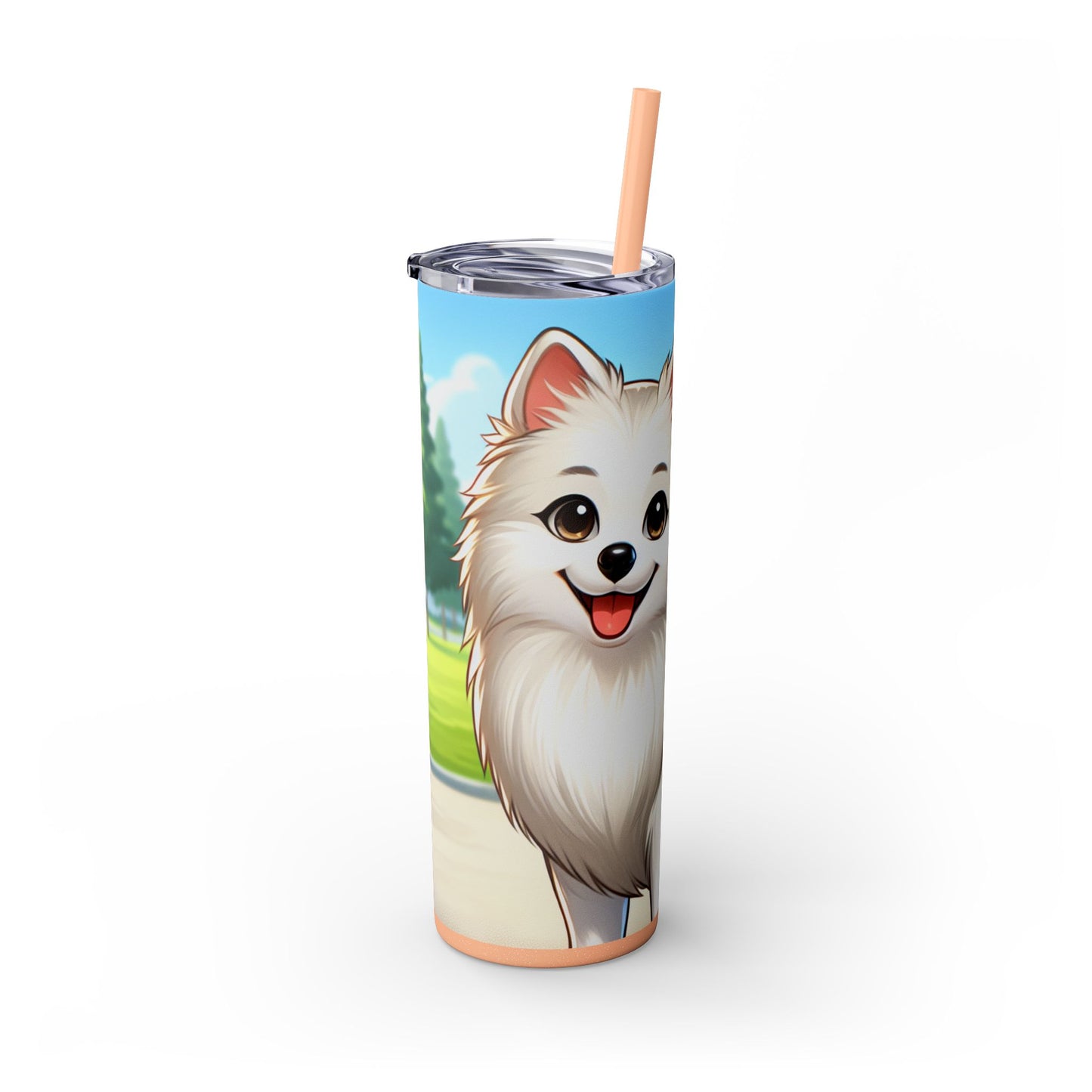 Indian Spitz Tumbler with Straw, 20oz