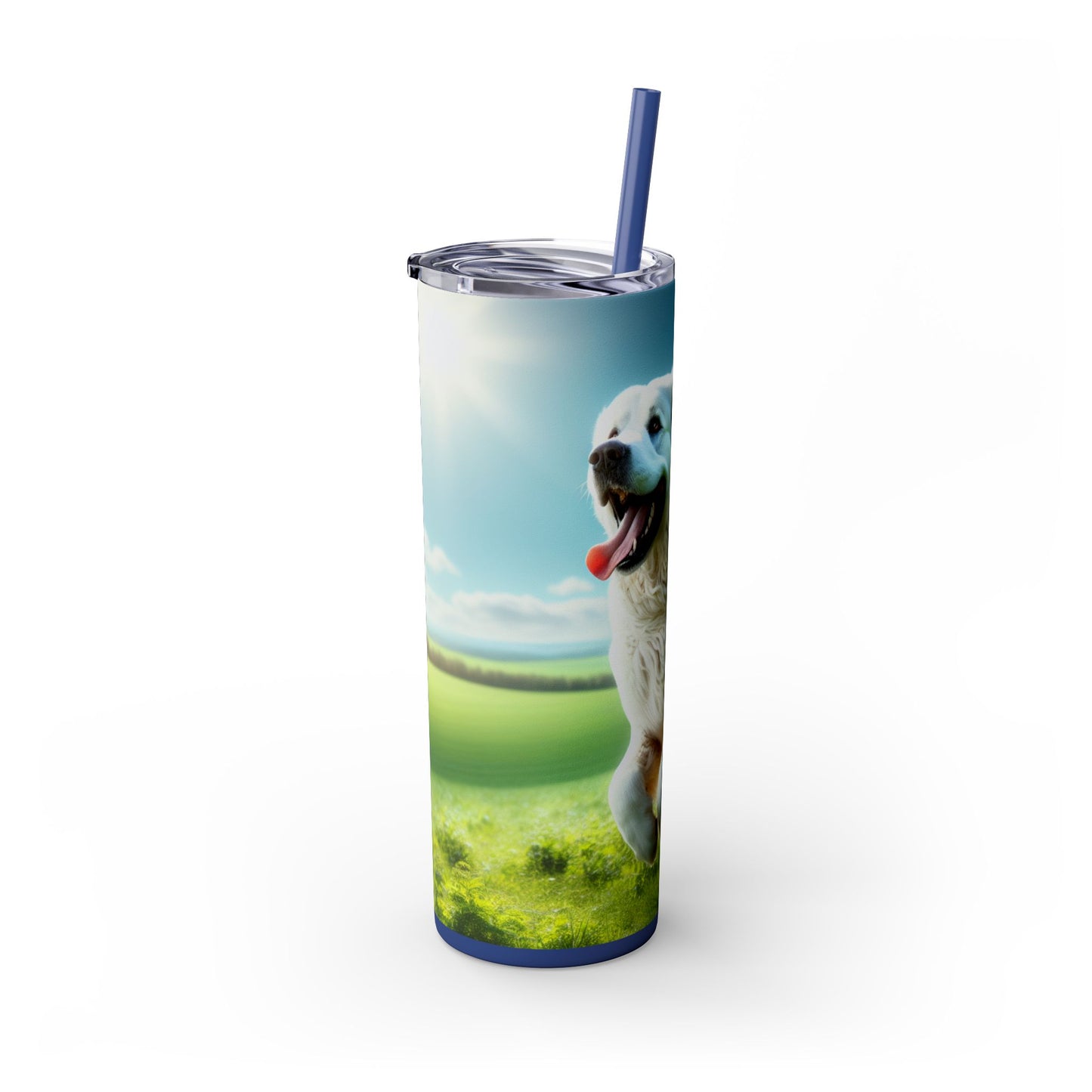 Kuvasz Tumbler with Straw, 20oz
