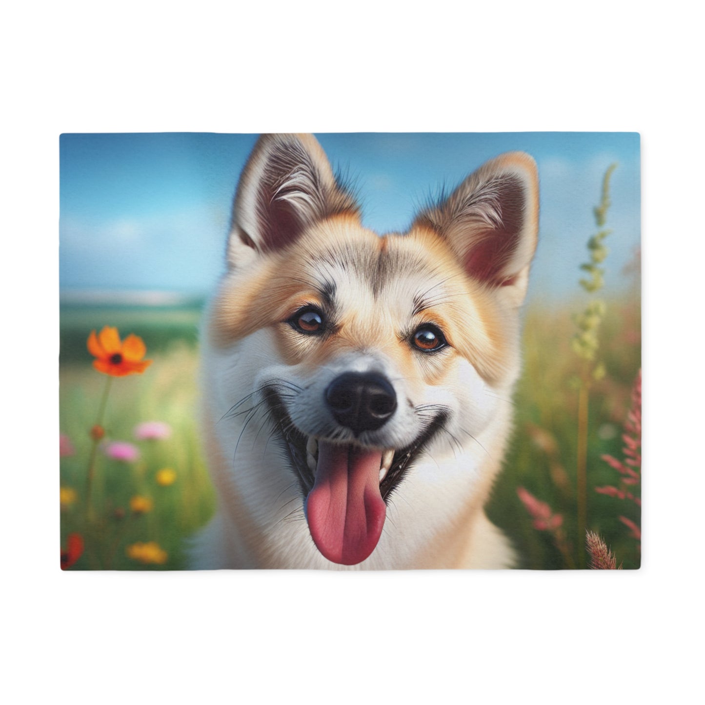 Canaan Dog Sweatshirt Blanket
