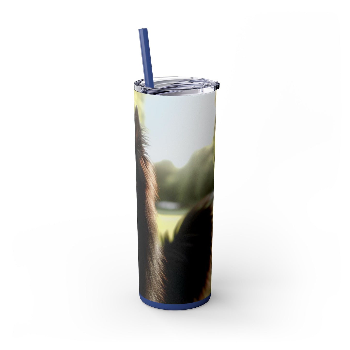 Belgian Shepherd Dog Groenendael Tumbler with Straw, 20oz