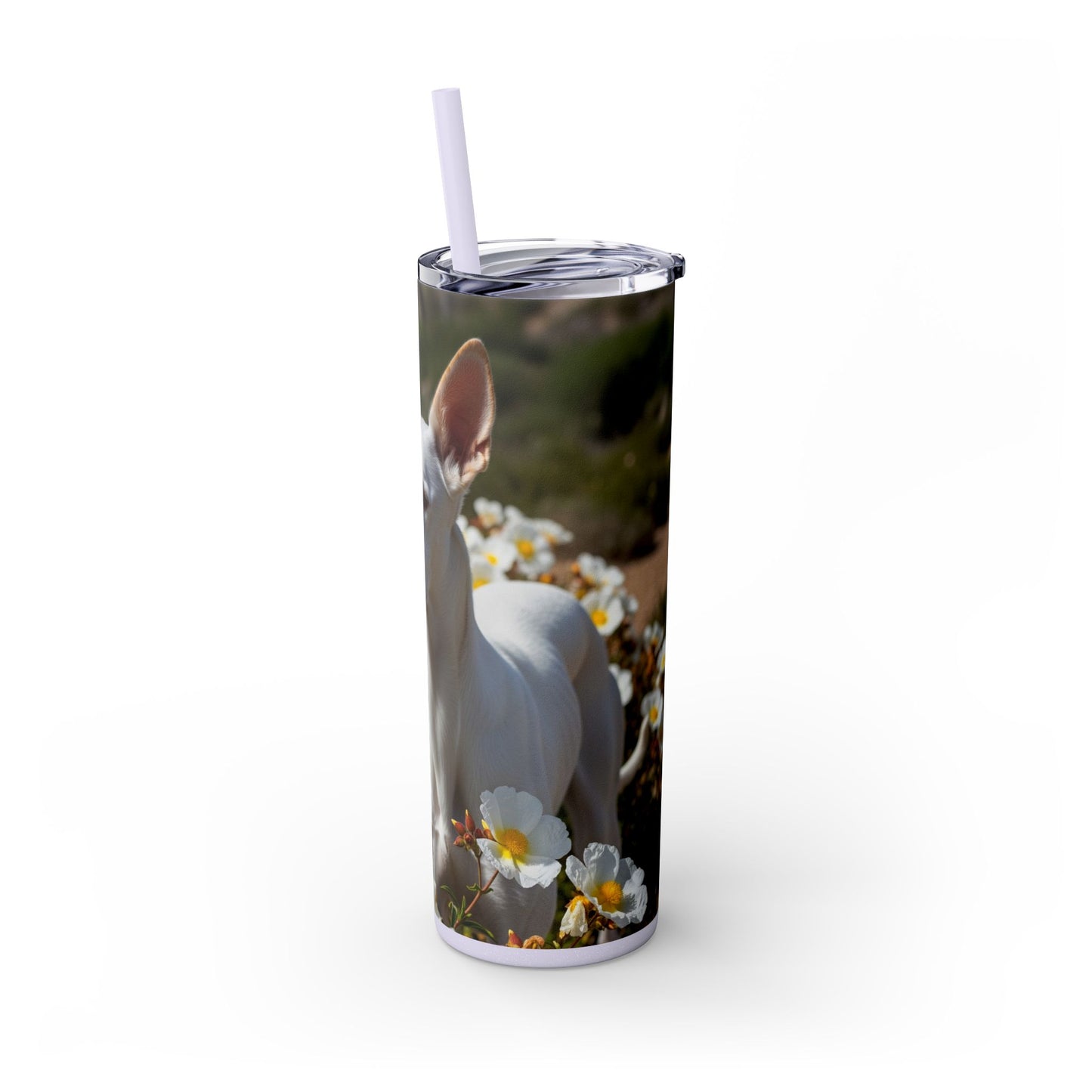Ibizan Hound Tumbler with Straw, 20oz