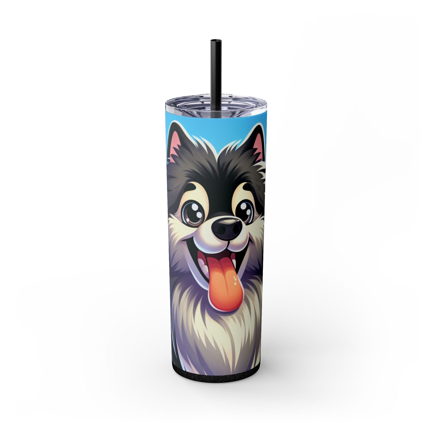 Keeshond Tumbler with Straw, 20oz