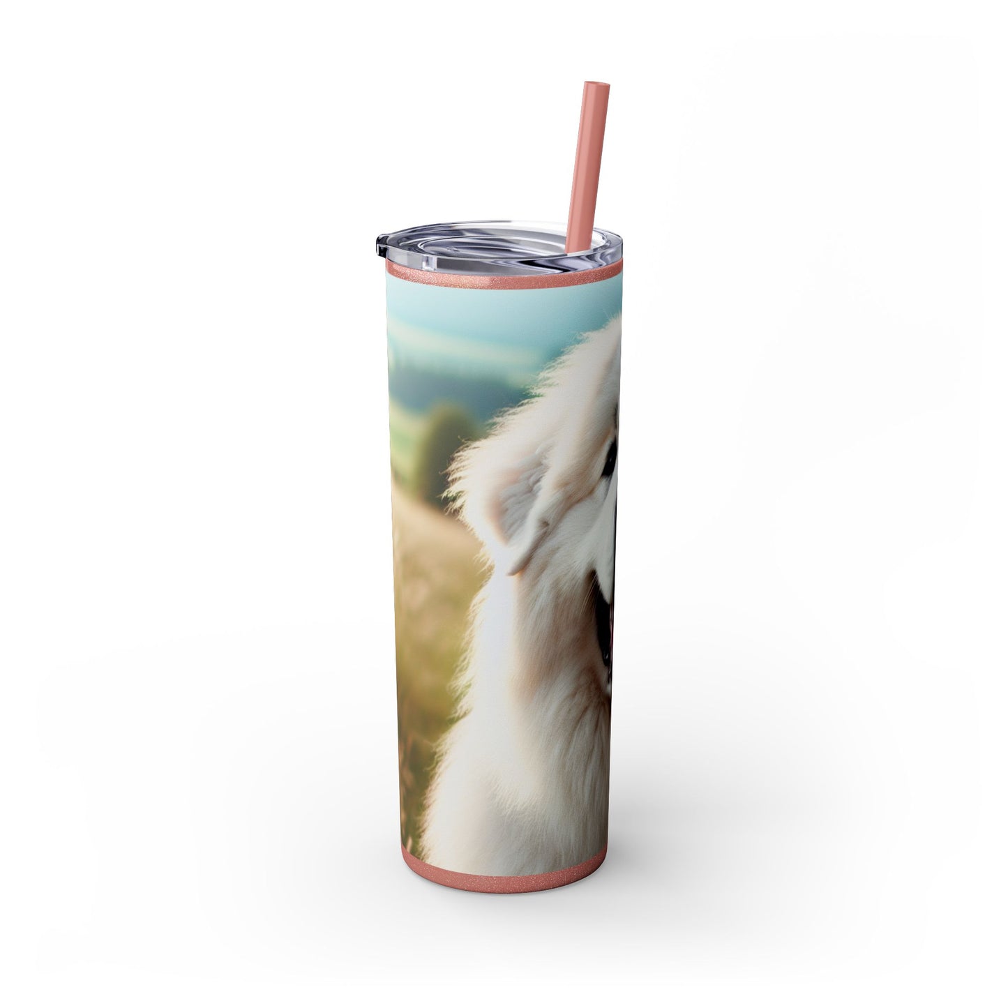Great Pyrenees Tumbler with Straw, 20oz